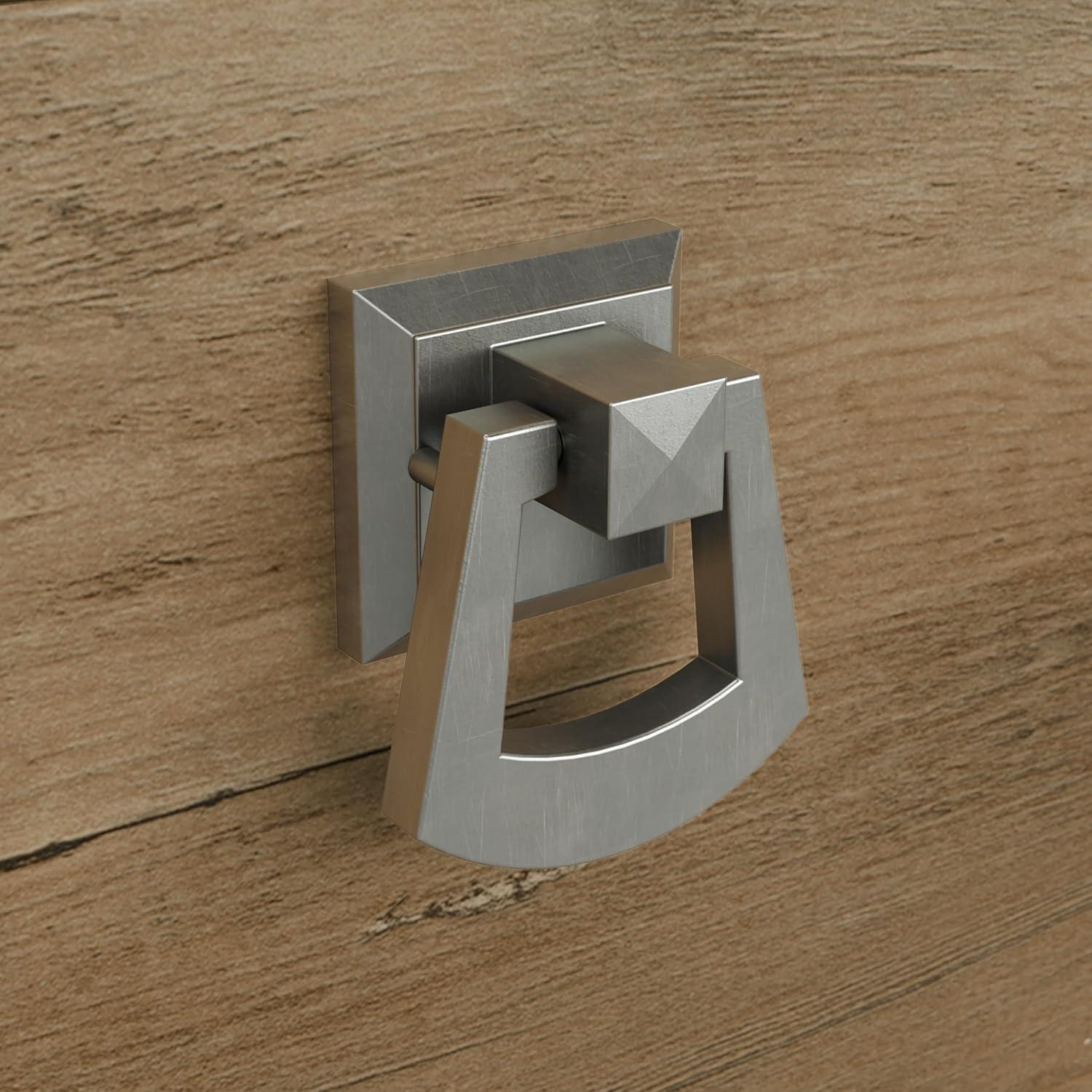 Bush Furniture Salinas Farmhouse 60 in L Shape Desk with Hutch, Box Drawer and Storage Cabinet in Reclaimed Pine (Ships in 2 boxes)