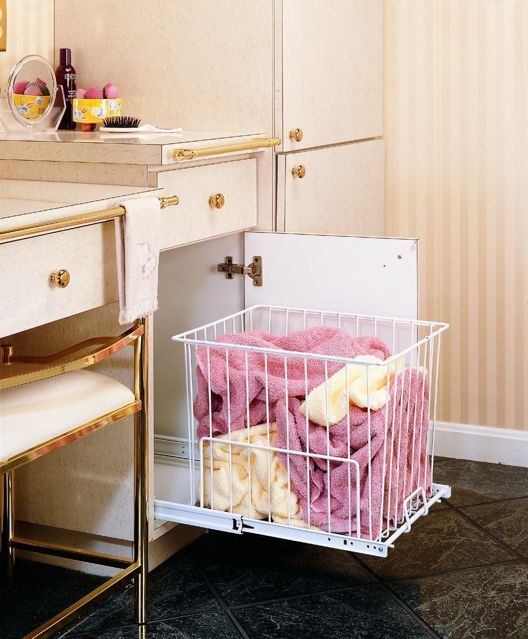 Rev-A-Shelf Rev-A-Shelf Steel Wire Pull Out Hamper for Vanity/Closet Applications