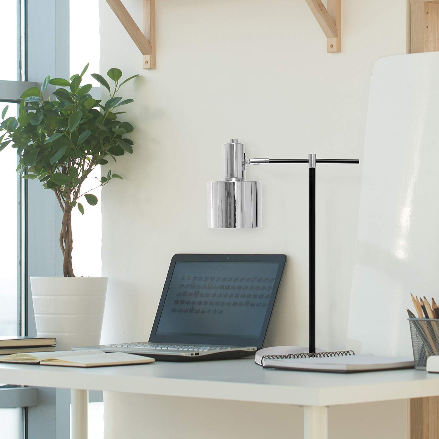 Latitude Run® 21" Chrome Desk Lamp | Wayfair