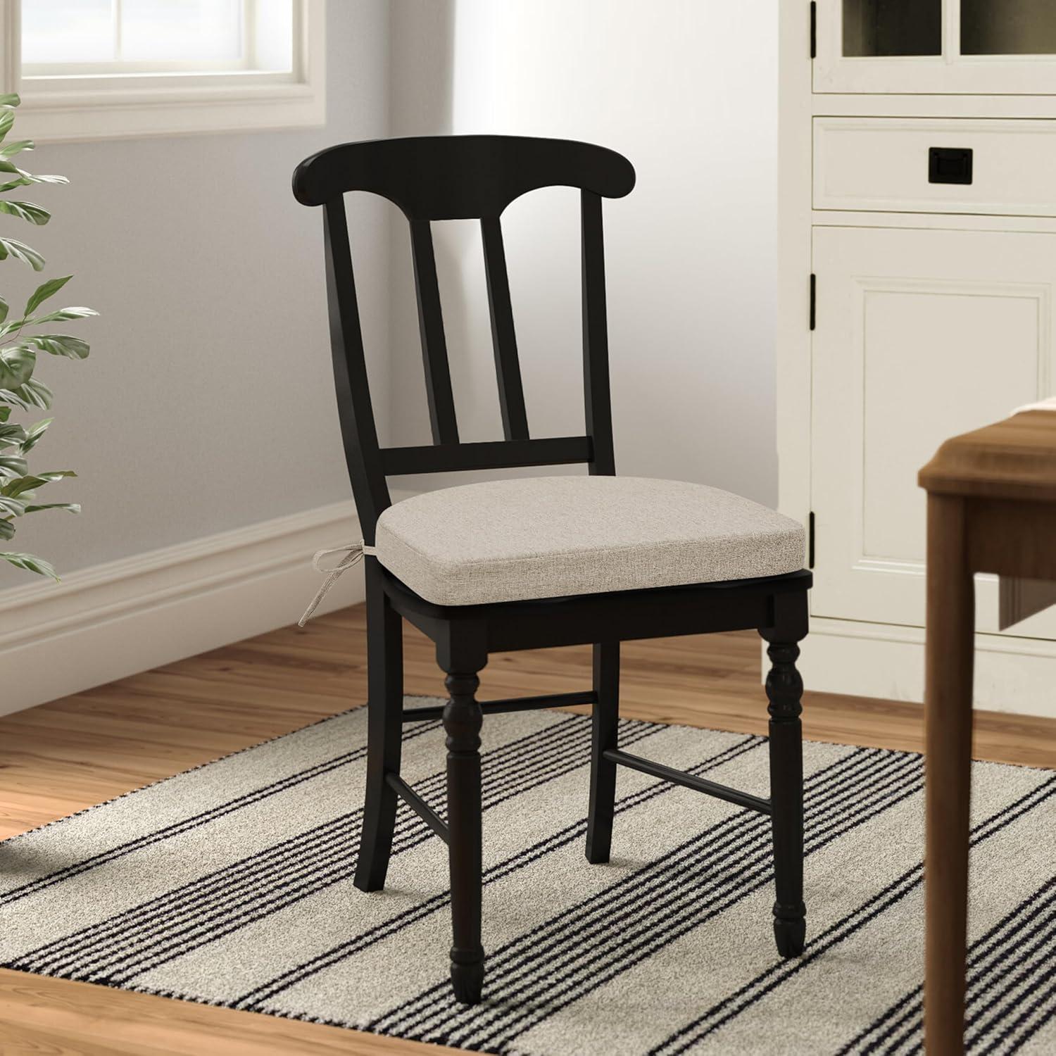 Chair Cushions for Kitchen Chairs Set of 4 Dining Chair Pads, Universal Non-Slip Dining Chair Cushions with Ties for Office Use