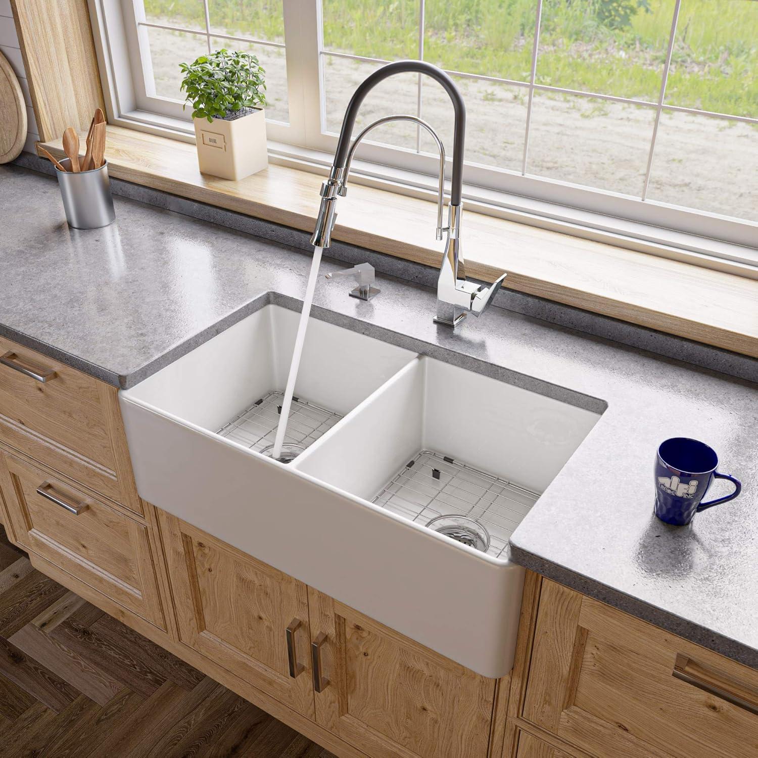 Brushed Stainless Steel Kitchen Sink Grid with Plastic Feet