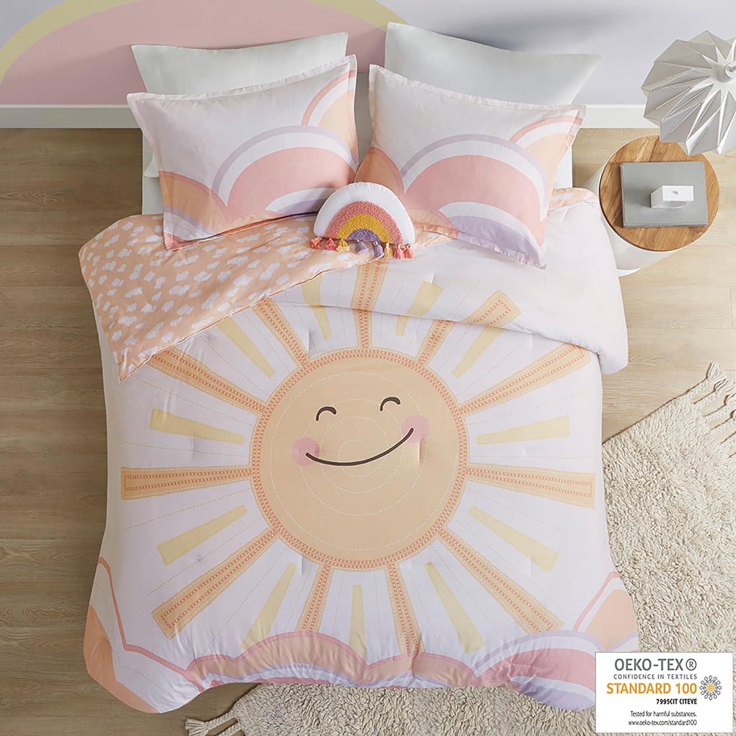 Dawn Sunshine Clouds Reversible Comforter Set