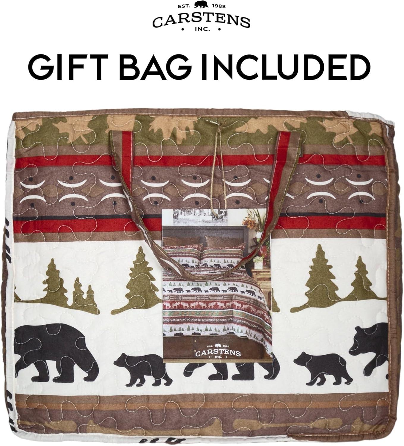 Cabin & Lodge Stripe Quilt Set