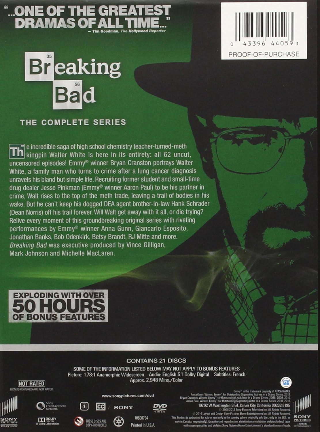 Breaking Bad Complete Series DVD Box Set