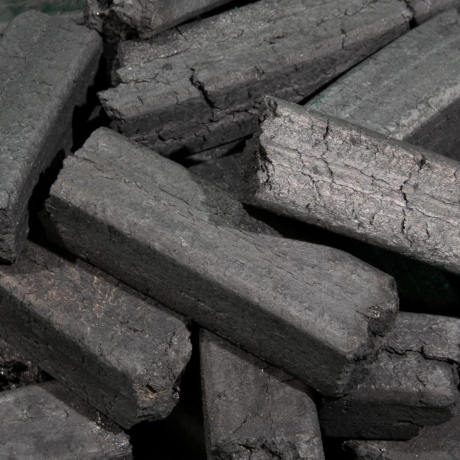 10LB Dragon Fire Bamboo Charcoal Logs - 100% Natural Wood