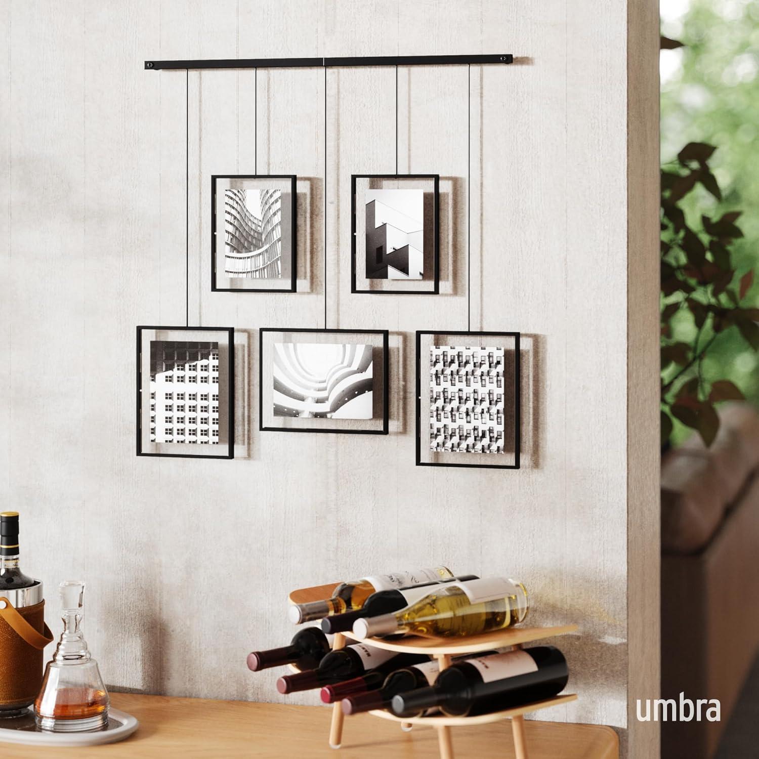 Umbra Exhibit 5-Photo Wall Hanging Picture Frames