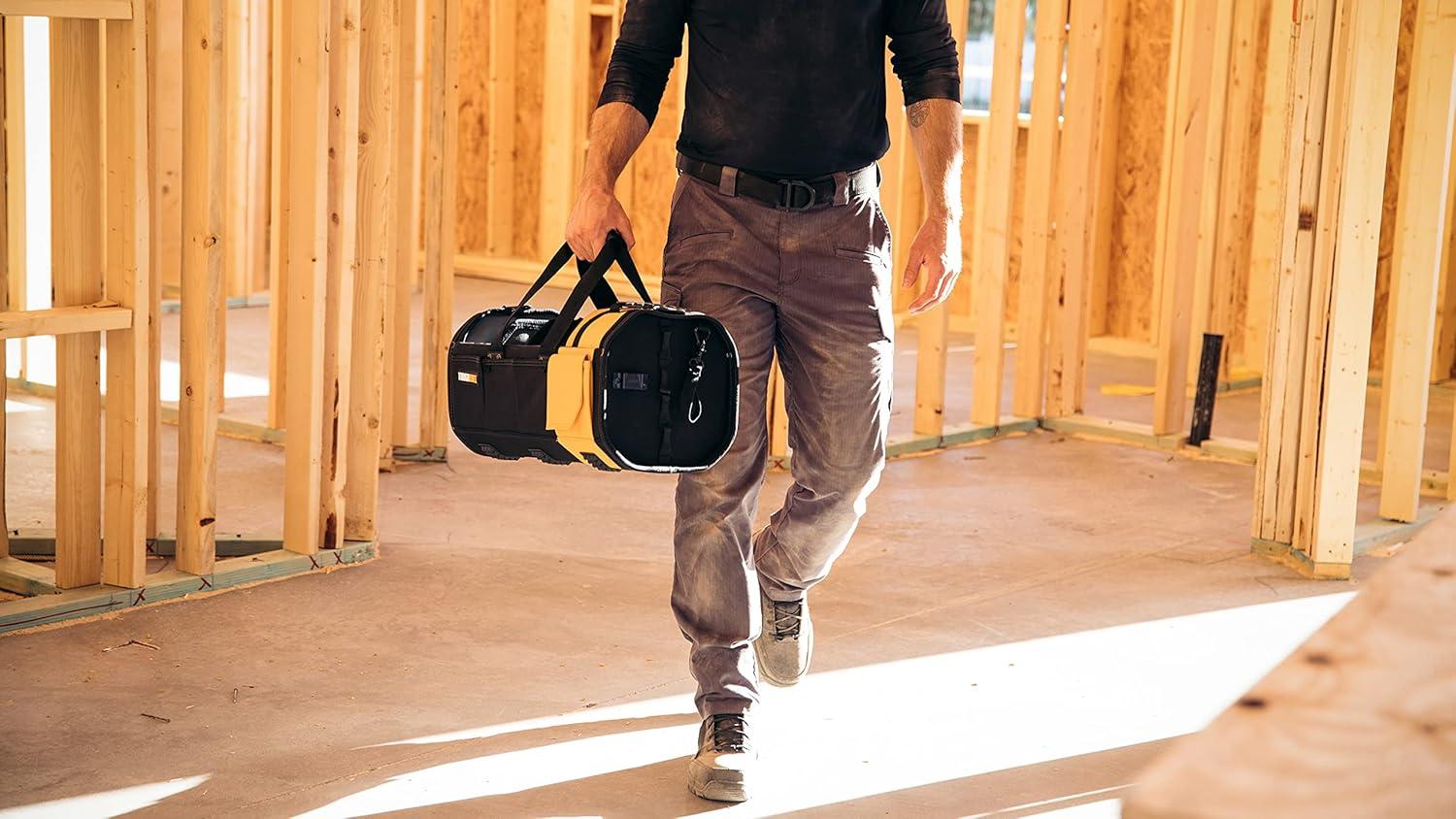 TOUGHBUILT TOU-81-18 18" Modular Tote, Black/Yellow