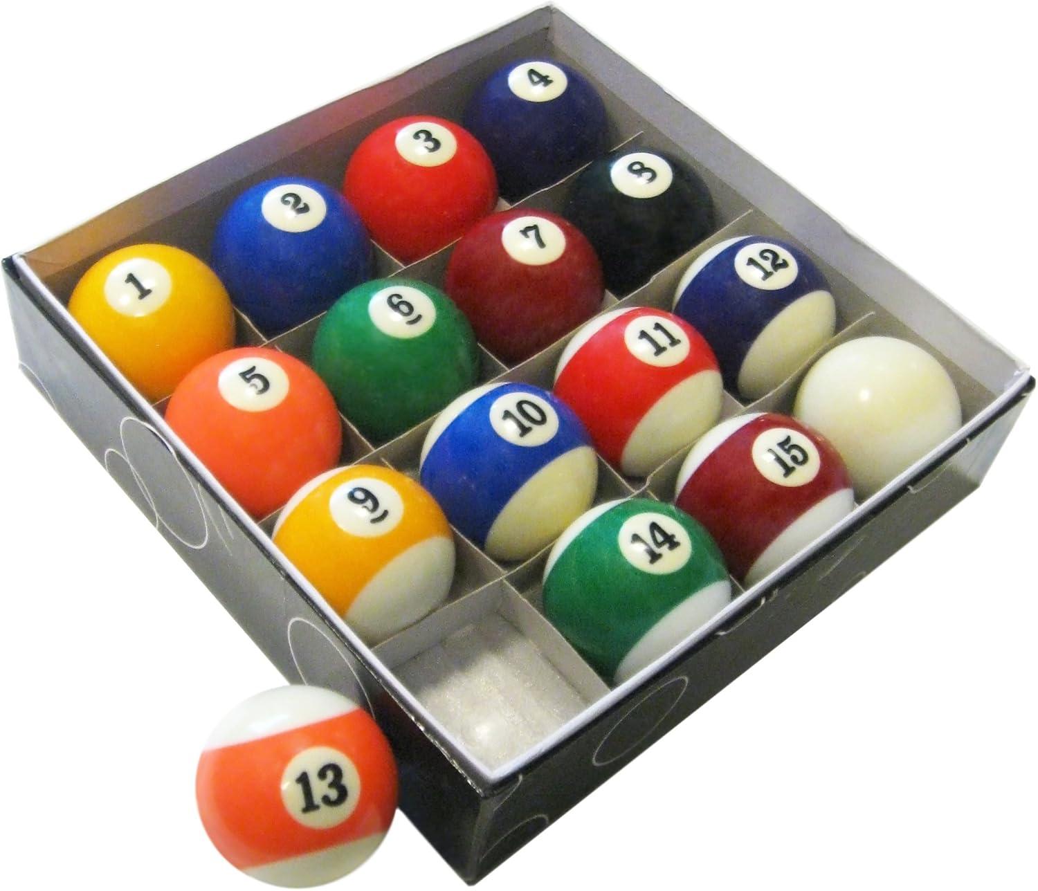 Hathaway Billiard Ball Set Regulation Size - Set of 16 Balls, 6.25 pounds.