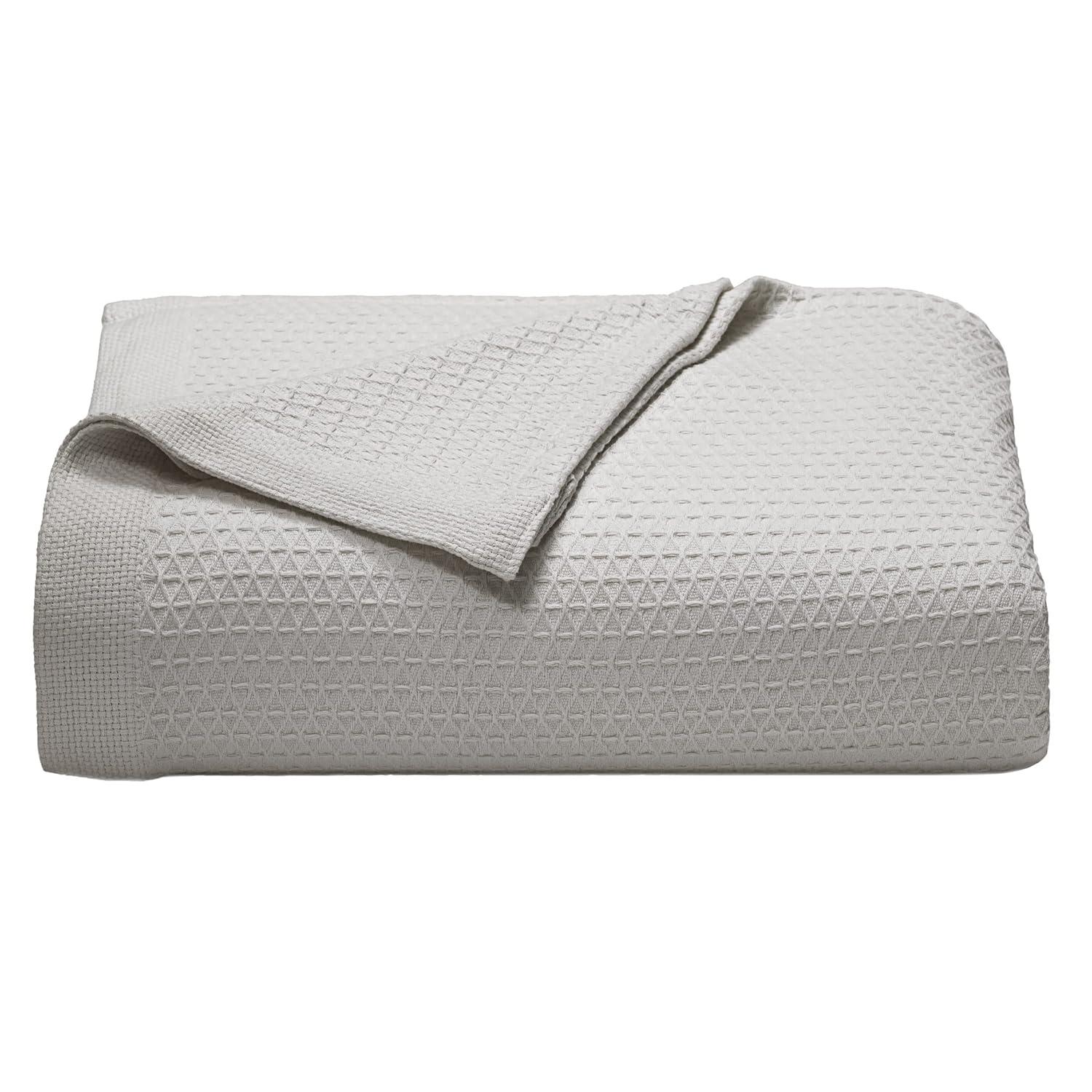 Nautica Nautica Baird Solid Cotton Reversible Blanket