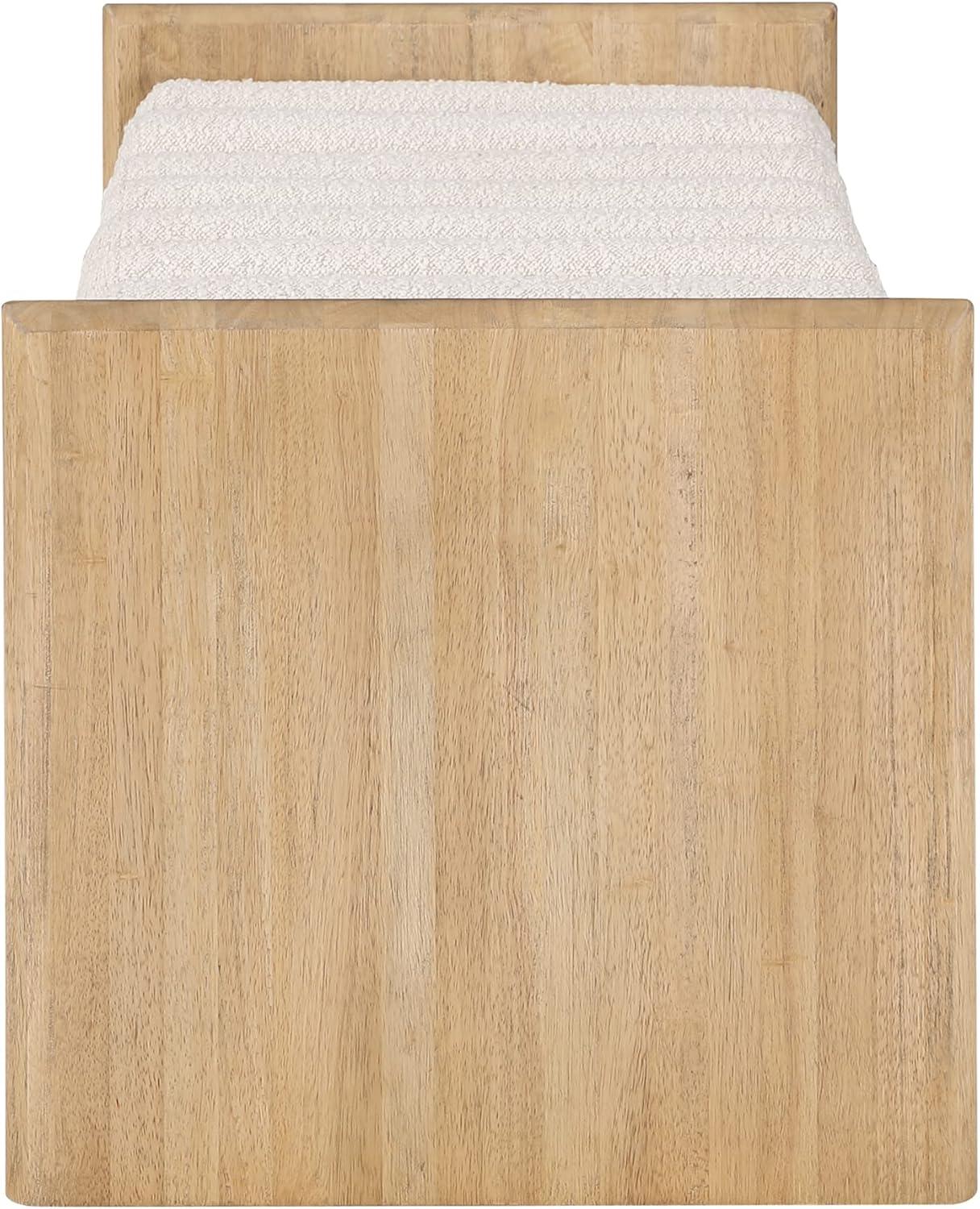 Reeves Boucle Wood Bench