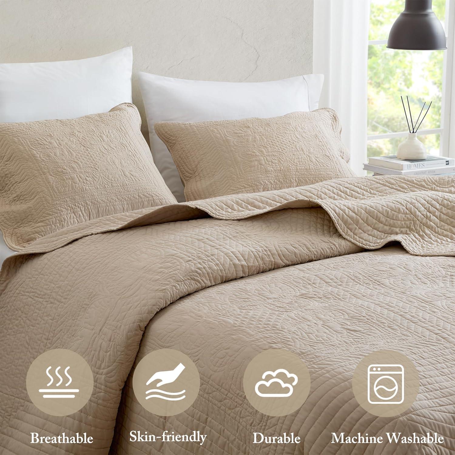 Madison Park Tuscany Scalloped Edge Quilt Set