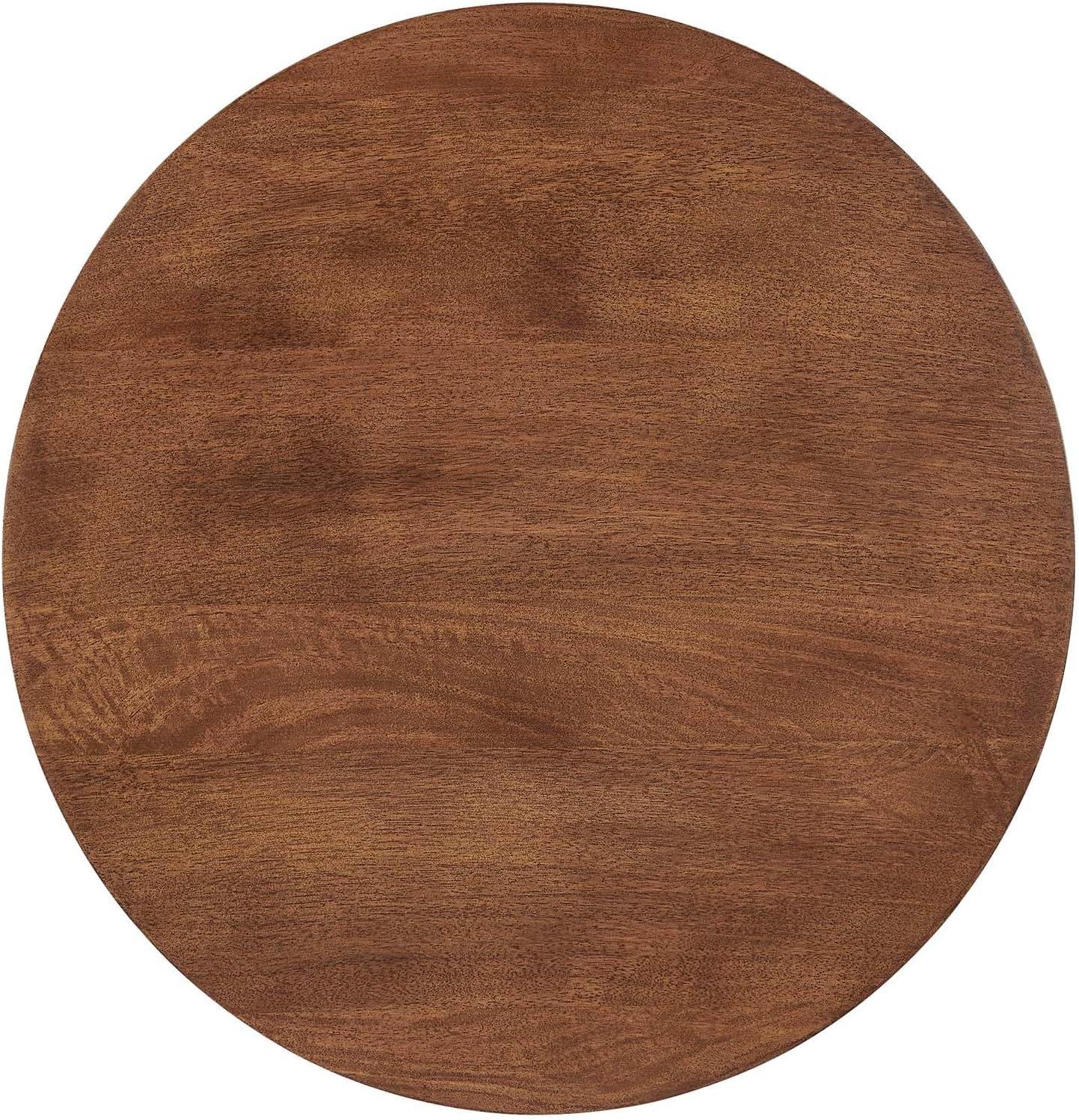 Modway Modway Lina Solid Wood Pedestal End Table