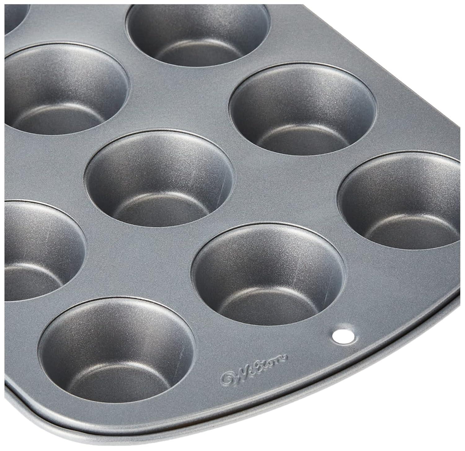Wilton 3.4 in. W X 11.8 in. L Mini Muffin Pan Silver
