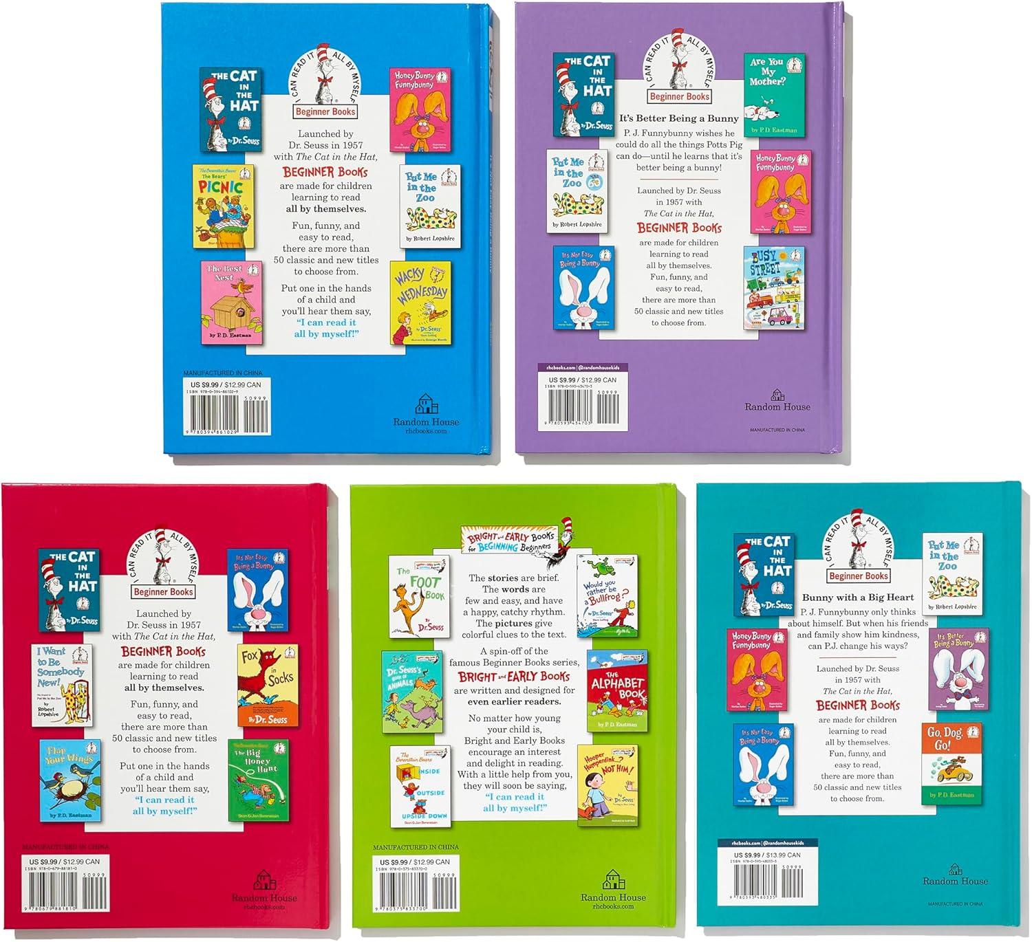 A Very Funny Bunny 5-Book Boxed Set - (Beginner Books) by Marilyn Sadler (Mixed Media Product)