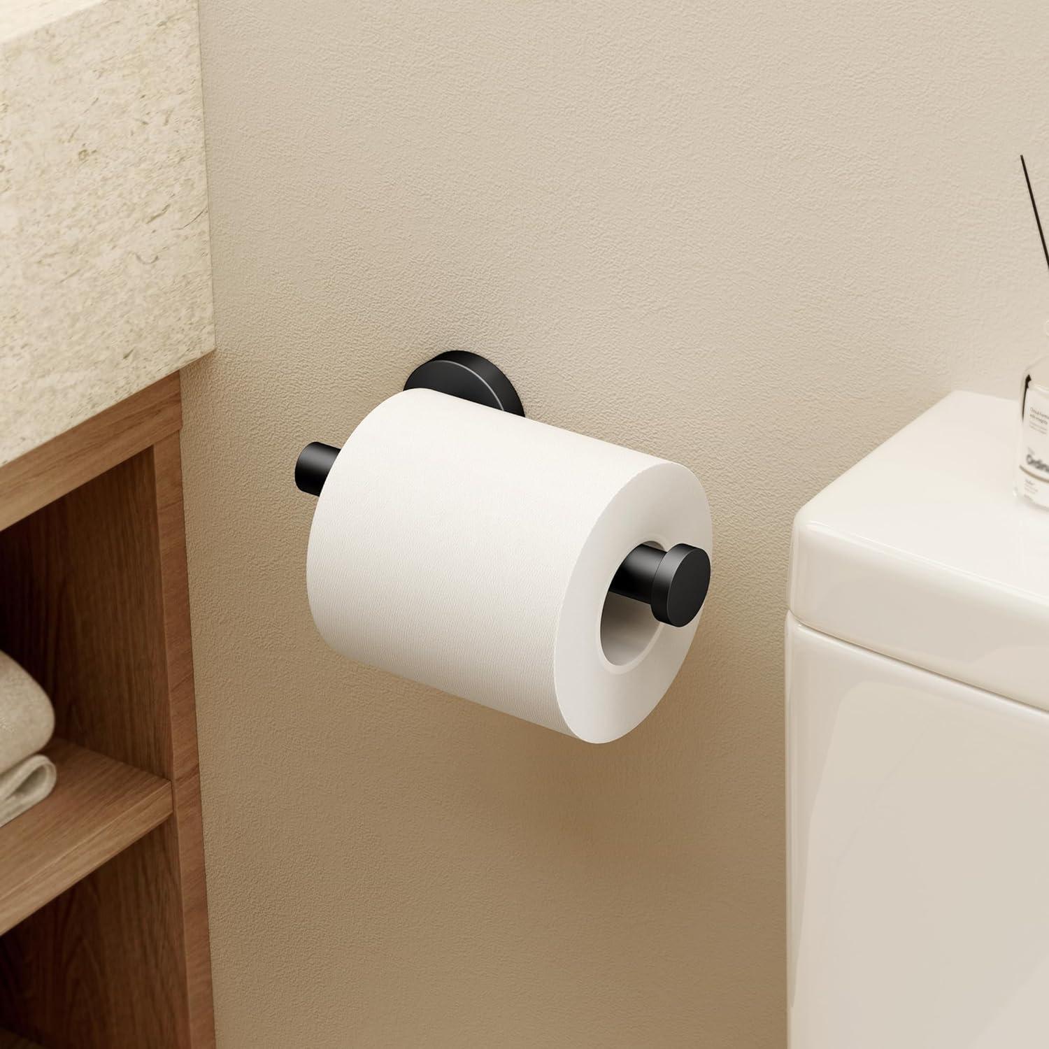 KES Black Toilet Paper Holder Toilet Paper Roll Holder 304 Stainless Steel Wall Mount