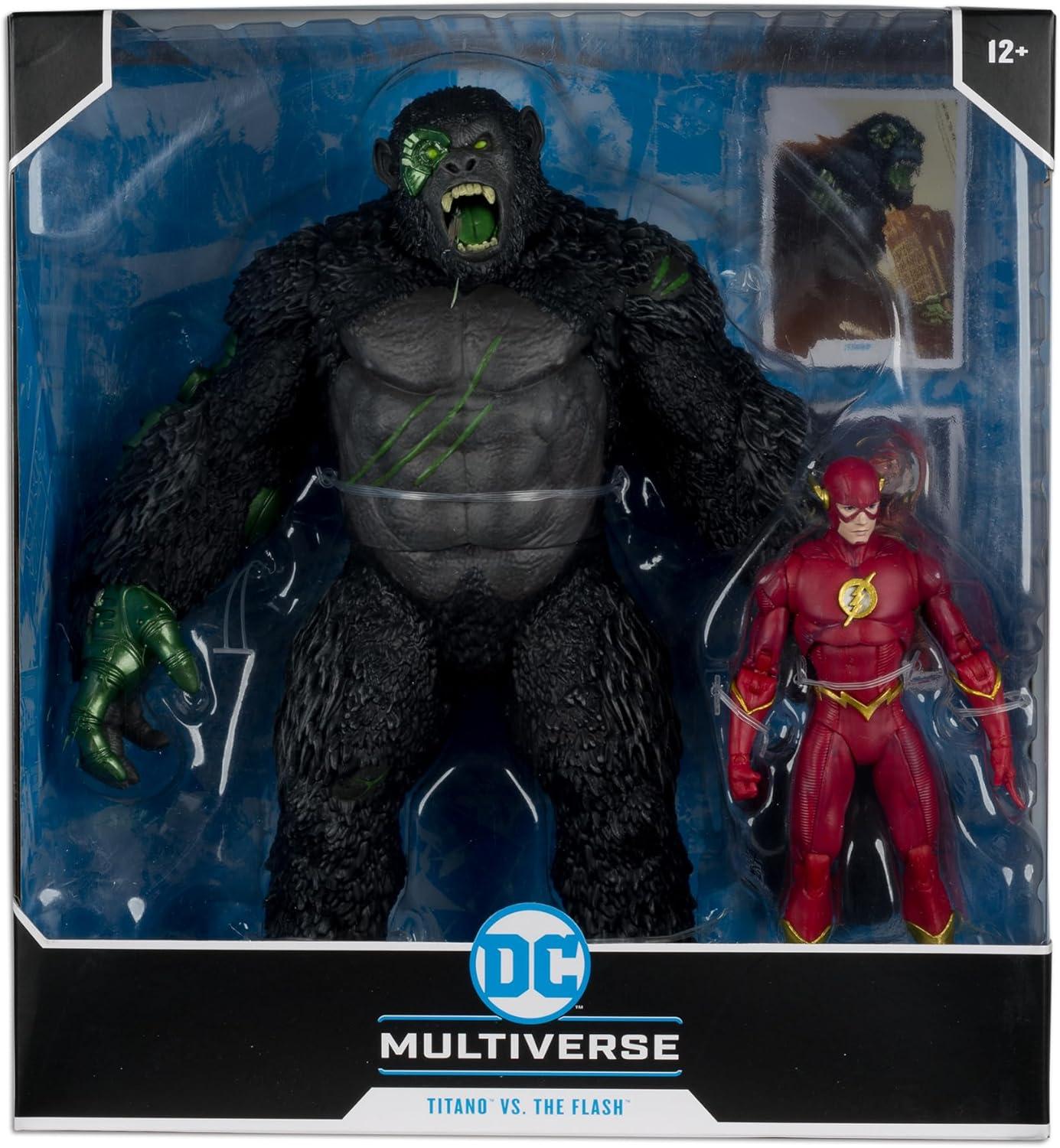 Titano vs The Flash (DC Multiverse) 2-Pack 7" Figure - McFarlane Toys