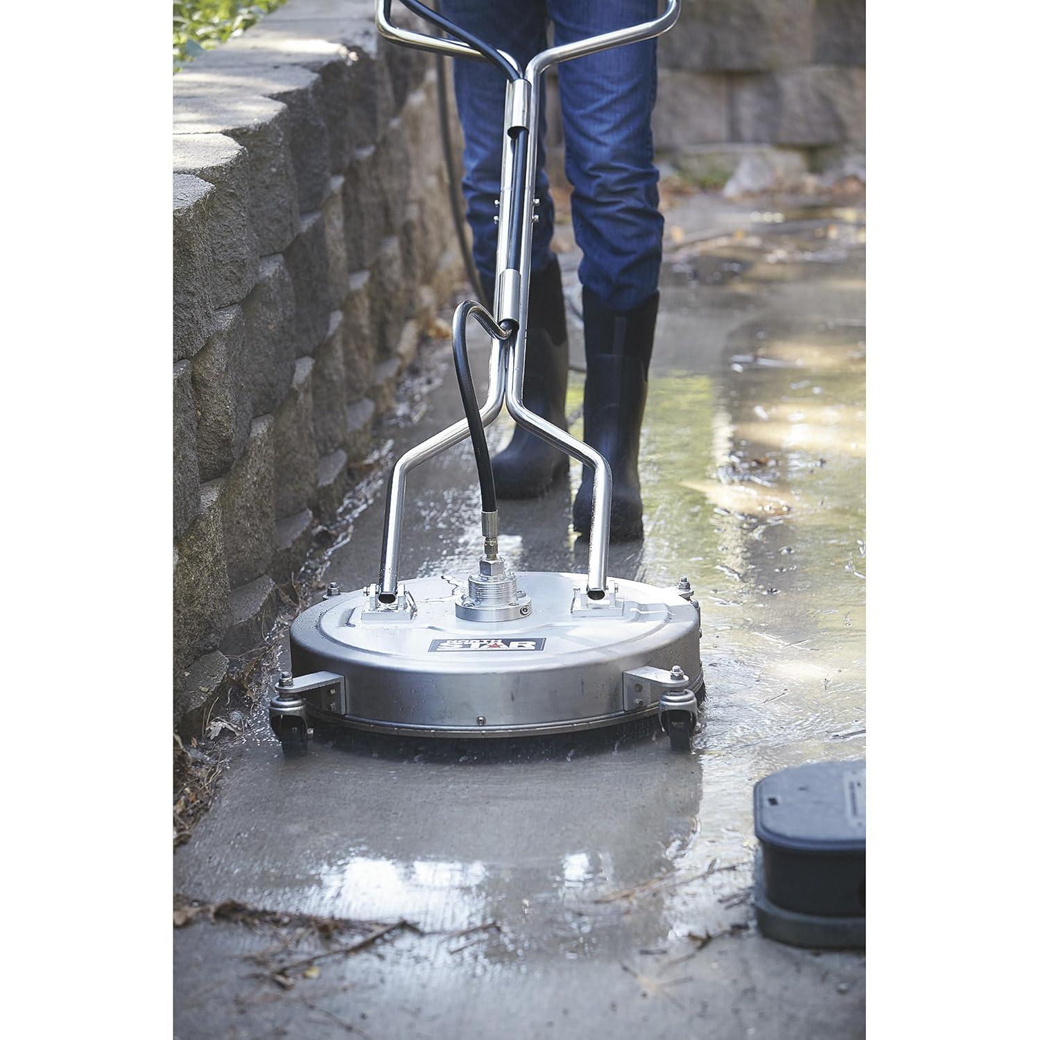 NorthStar Pressure Washer Surface Cleaner, 22in. Dia., 4000 PSI, 8.0 GPM