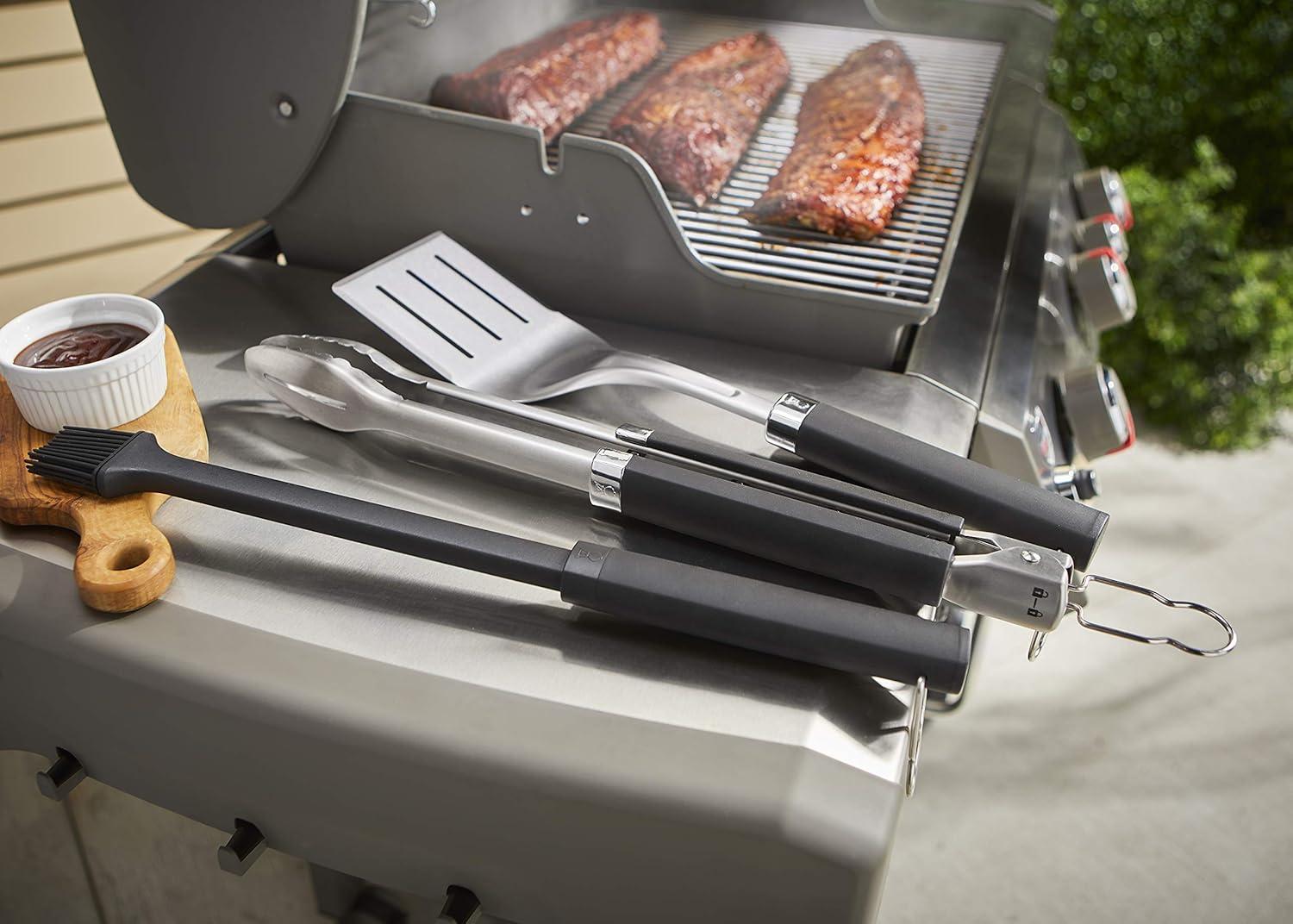 Weber Precision 3-Piece Grill Tool Set