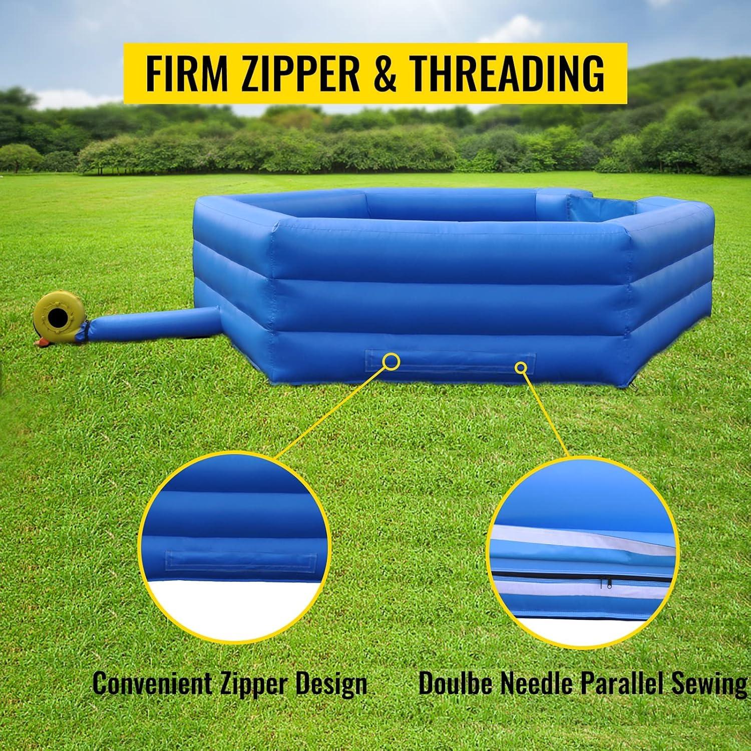 VEVOR Gaga Ball Pit Inflatable, 20 ft Gagaball Court with Electric Air Pump, Inflates in Under 3 Minutes for Outdoor Indoor School Family Activity