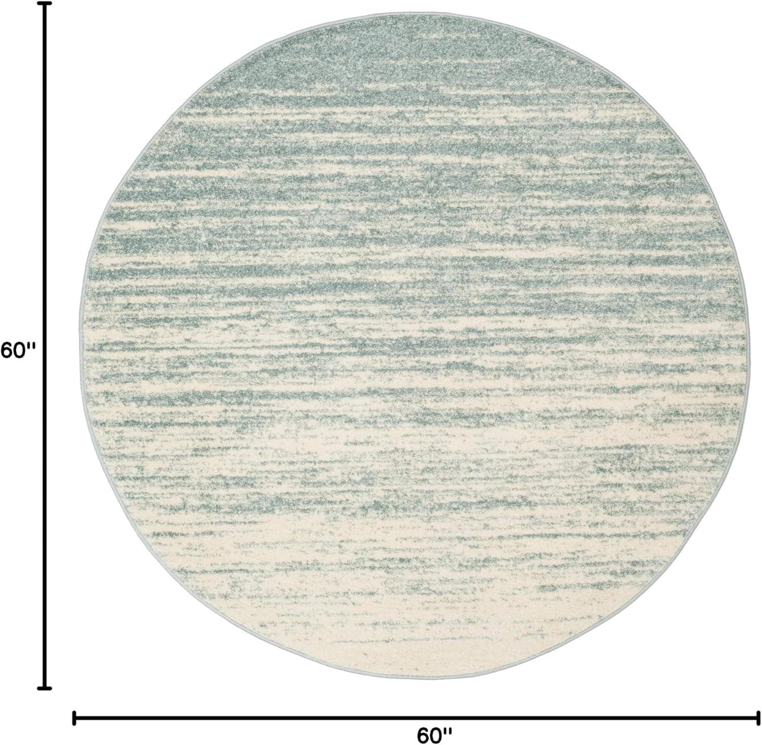 Adirondack ADR113 Machine Made Indoor Area Rug - Champagne/Cream - 5'x5' - Safavieh