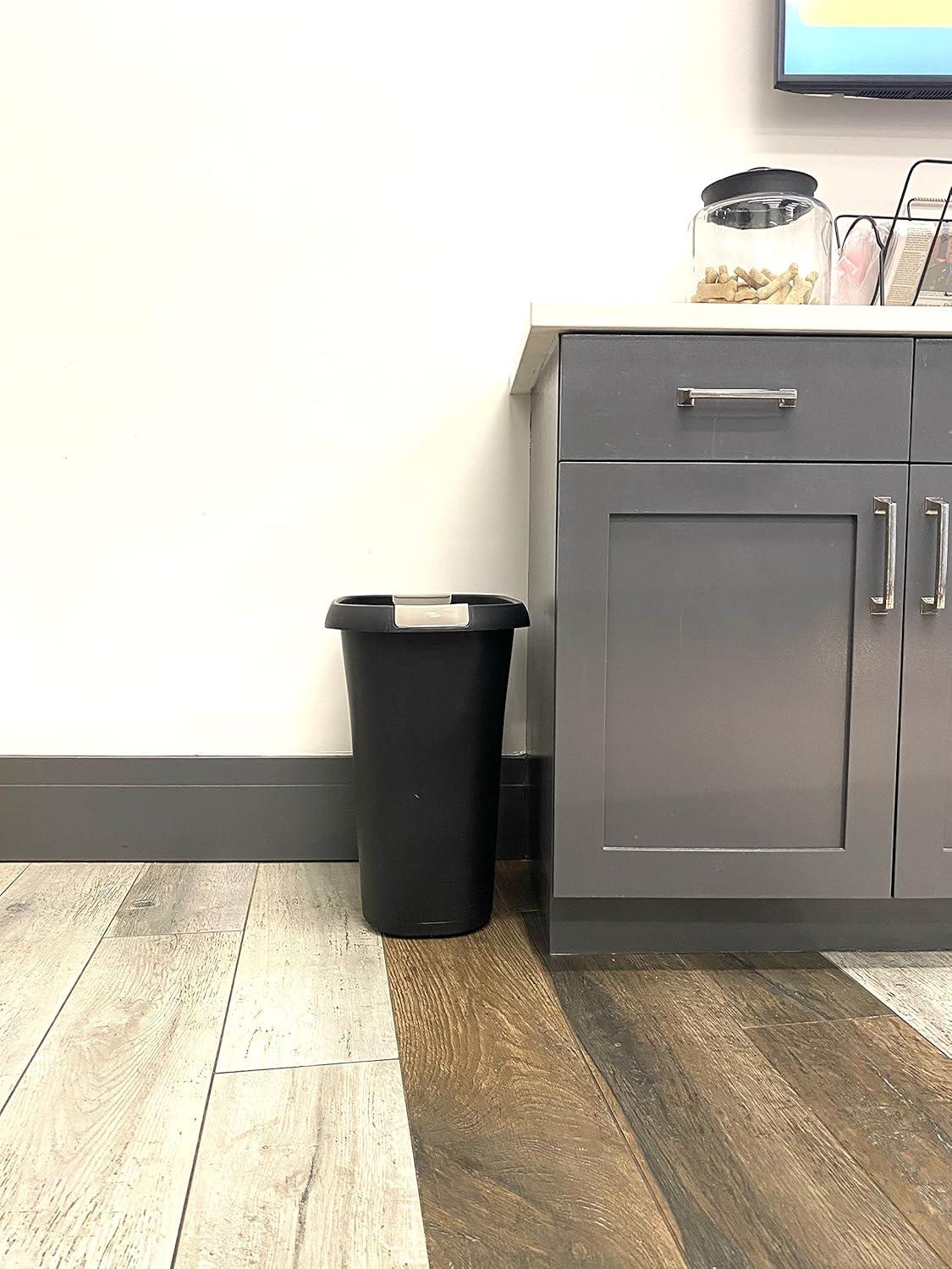 Rubbermaid Commercial Products Plastic Open Kitchen Trash Can - 8 Gallons