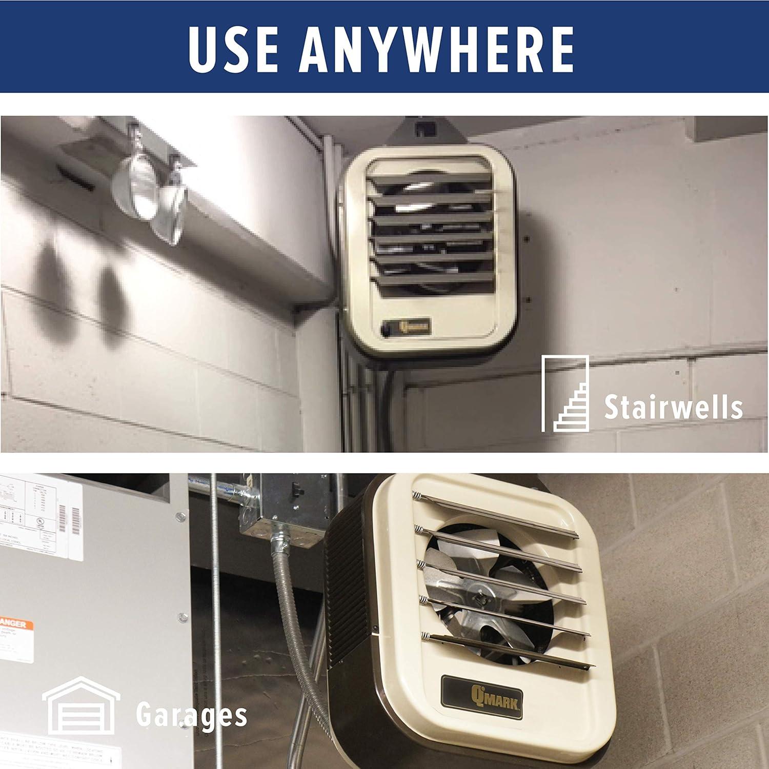 Marley MUH102 Q-Mark ; Electric Unit Heater; 650 cfm, 1/3 Phase, 208/240 Volt AC