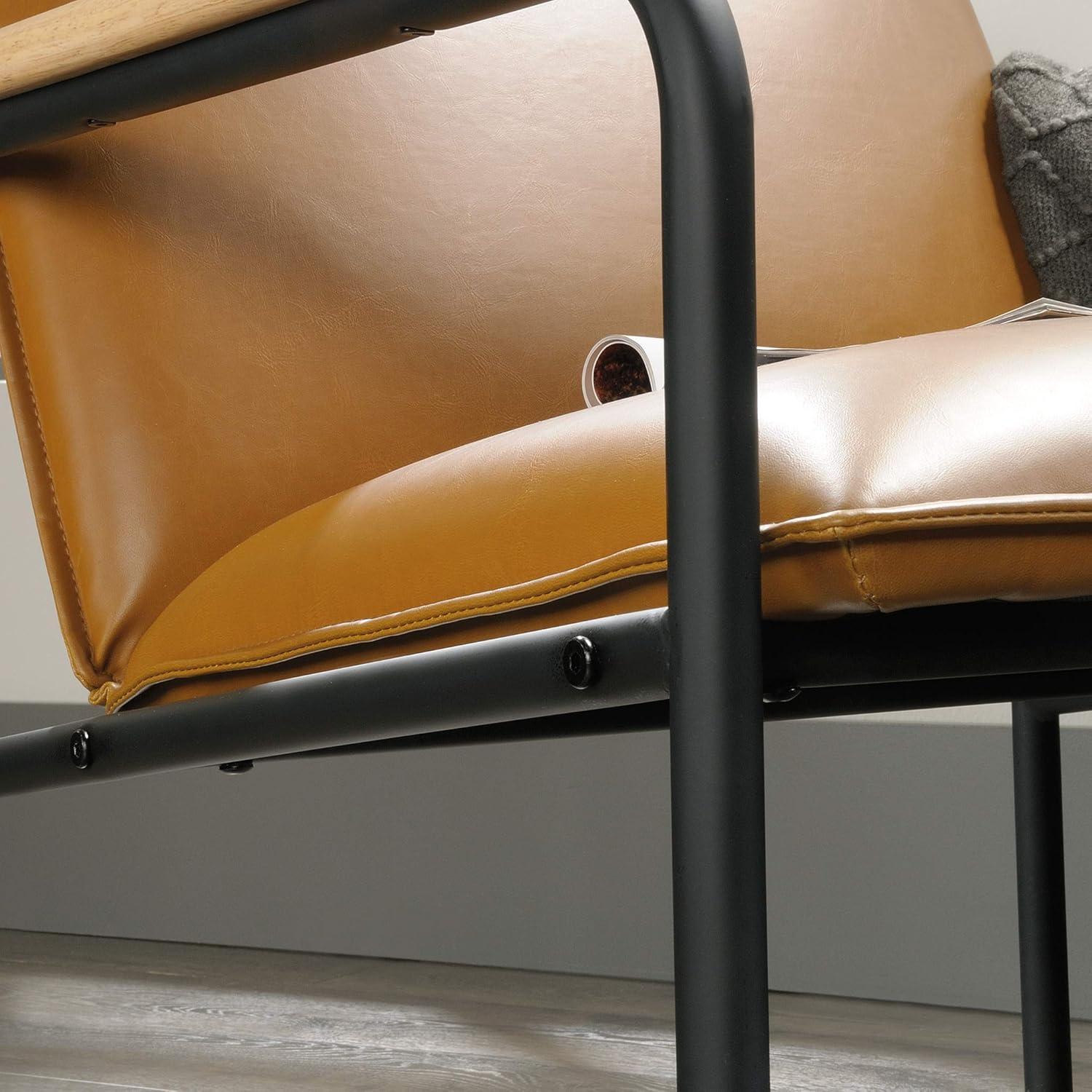 17 Stories Faux Leather Armchair