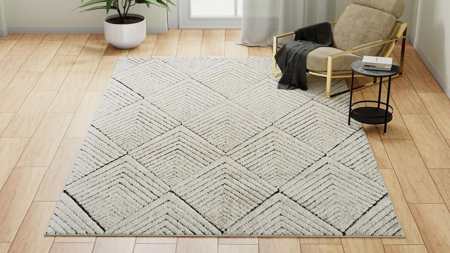 Cadence Contemporary Alabaster Area Rug