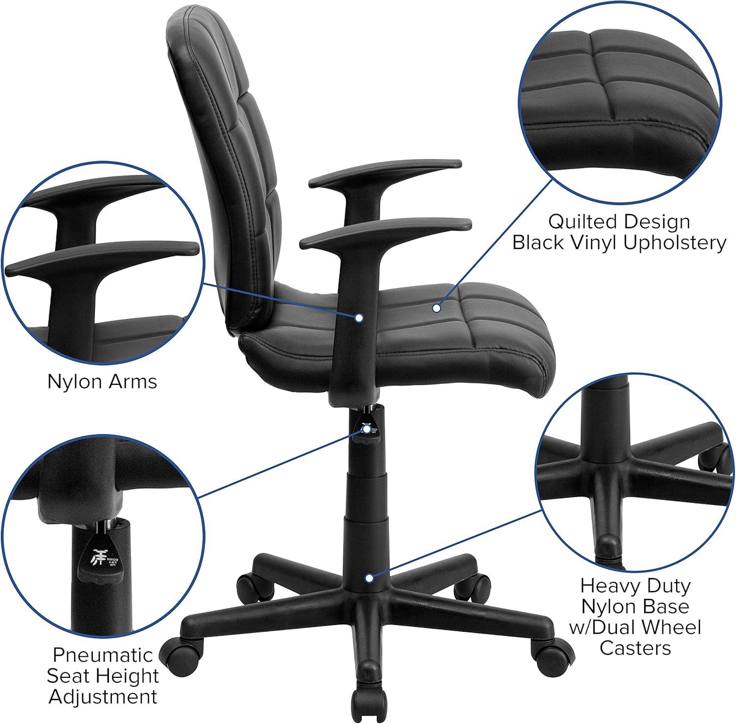 Bonavant Mid-Back Quilted Task Chair