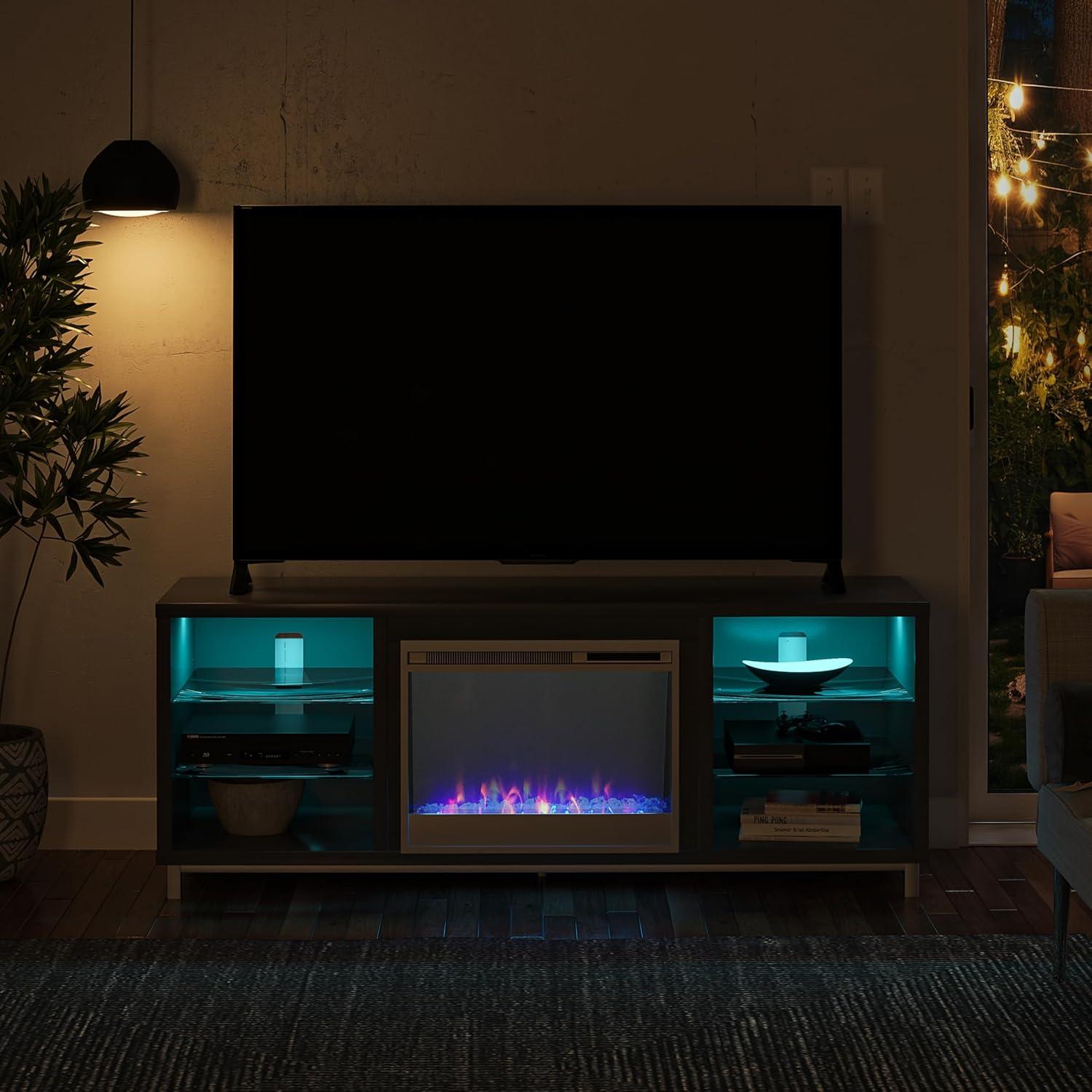 Lumina Fireplace TV Stand for TVs up to 70"