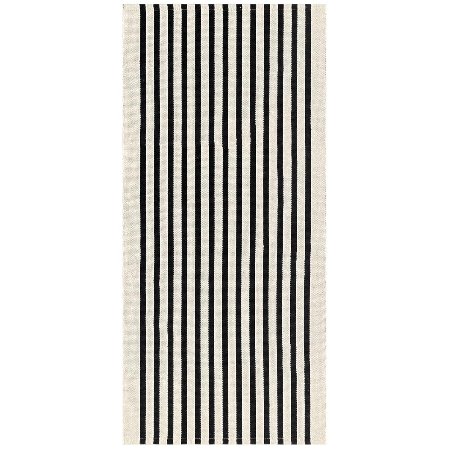 IOHOUZE Navy and White Striped Rug 2'x3' Front Door Rugs, Small Washable Area Rug for Front Porch, Spring Summer Doormats Outdoor Indoor, Cotton Rugs for Entryway Porch Entrance