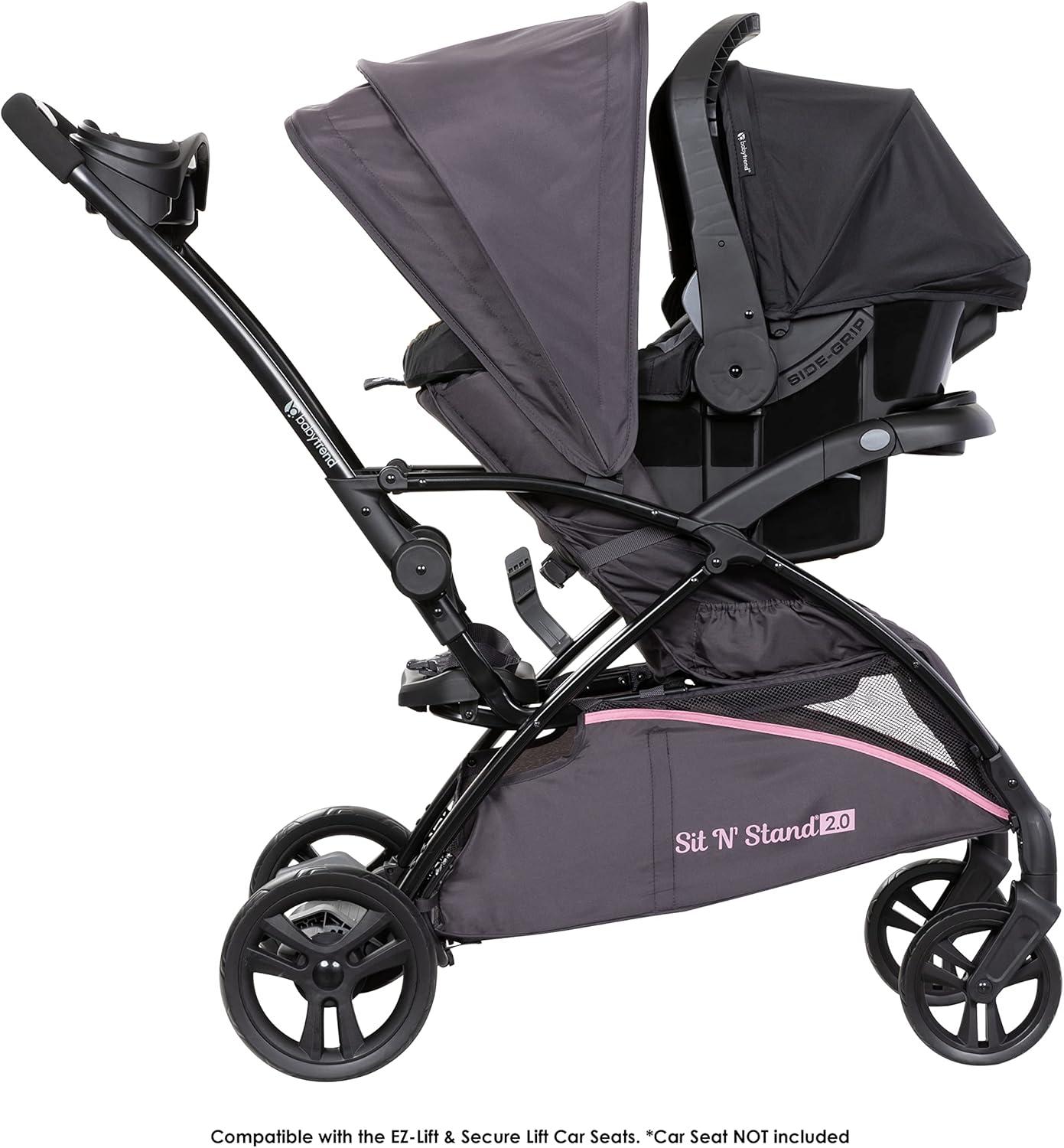 Baby Trend Sit N' Stand 2.0 Stroller - Simple Pink