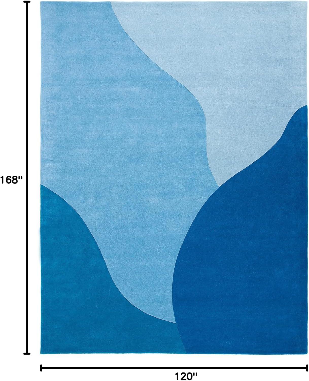 Fifth Avenue FTV117 Hand Tufted Indoor Area Rug - Blue - 10'x14' - Safavieh