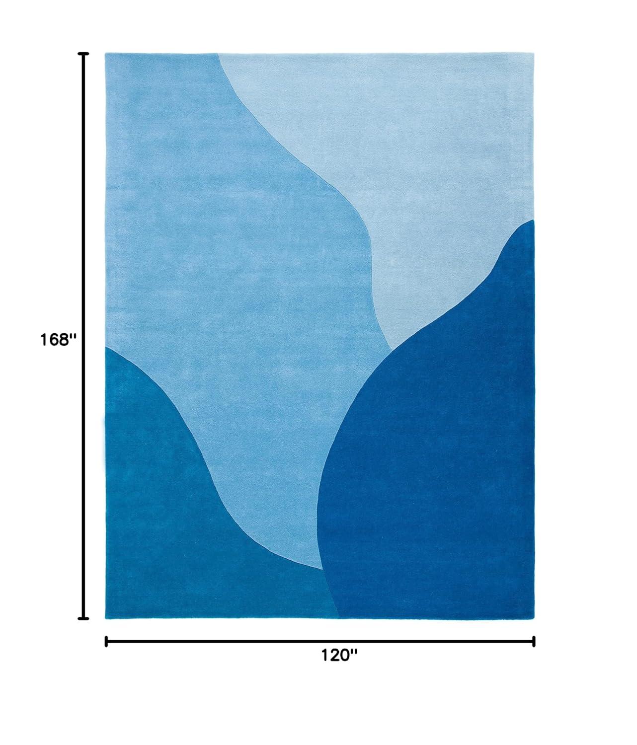 Fifth Avenue FTV117 Hand Tufted Indoor Area Rug - Blue - 10'x14' - Safavieh