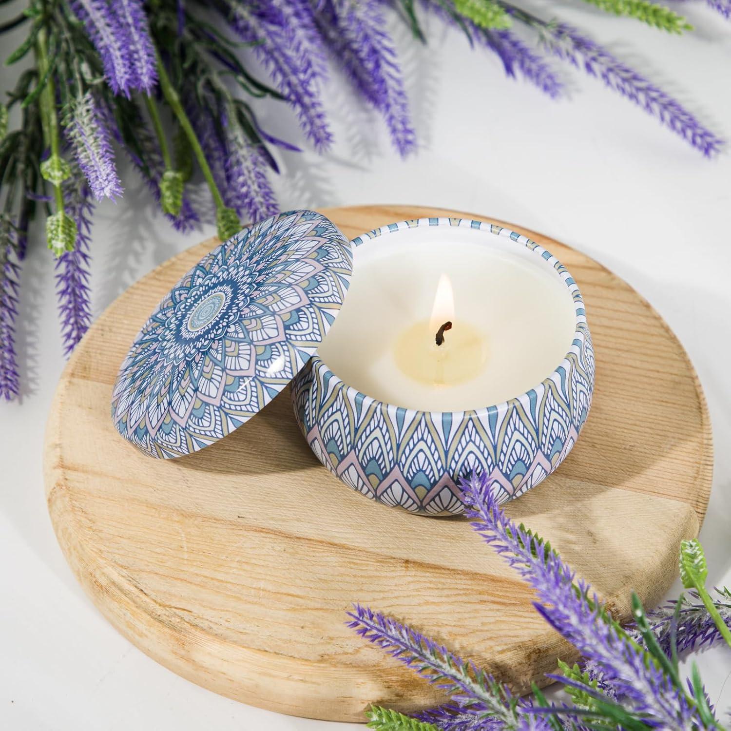 Scented Candles Gift Set, 12 Pack Aromatherapy Candles for Women, Candles for Home Scented, 300H Long Burning, Soy Wax Candle Set, Gifts for Mom Women SPA Birthday Anniversary Stocking Stuffers