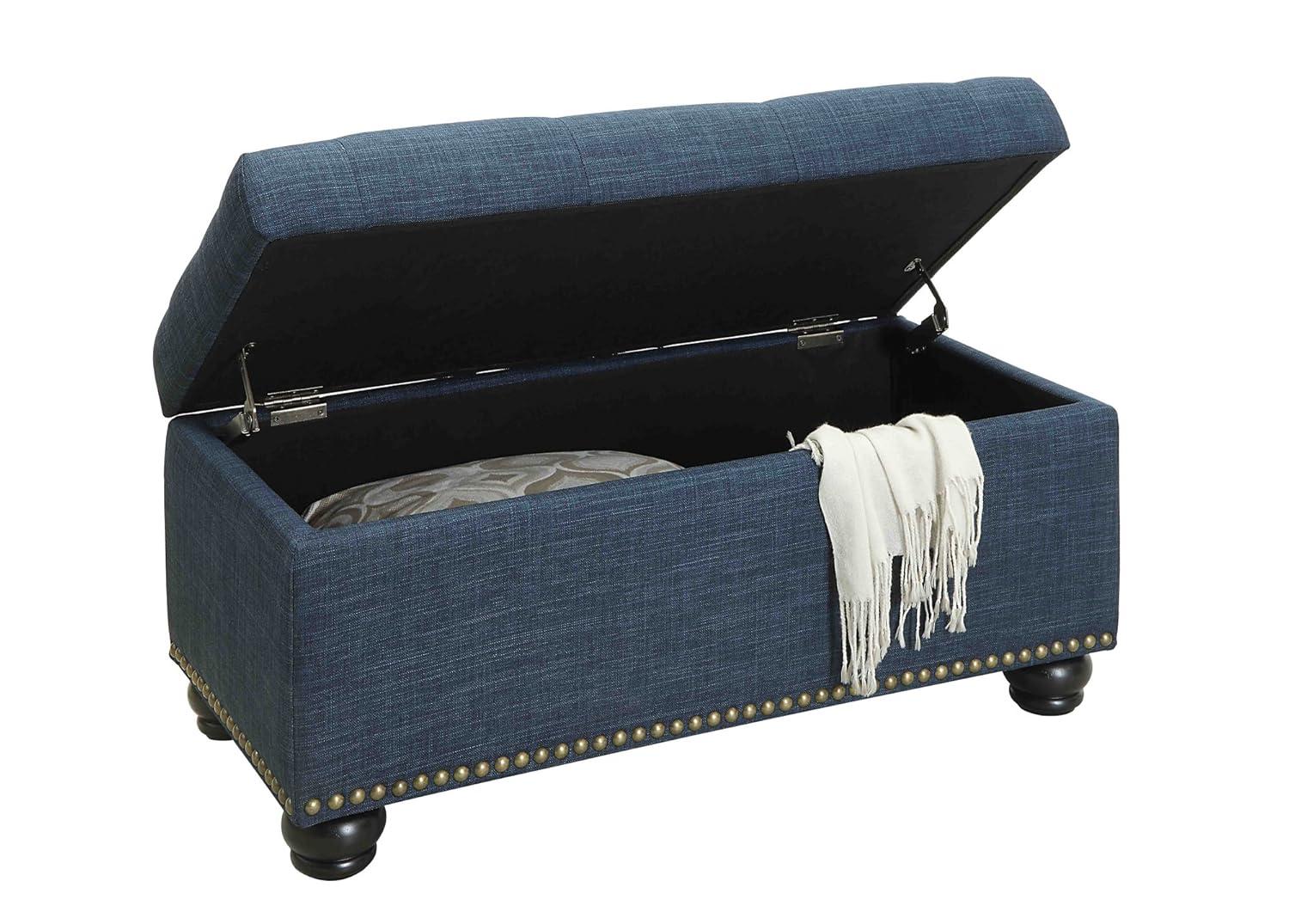 Convenience Concepts Designs4Comfort 7th Avenue Storage Ottoman Bench