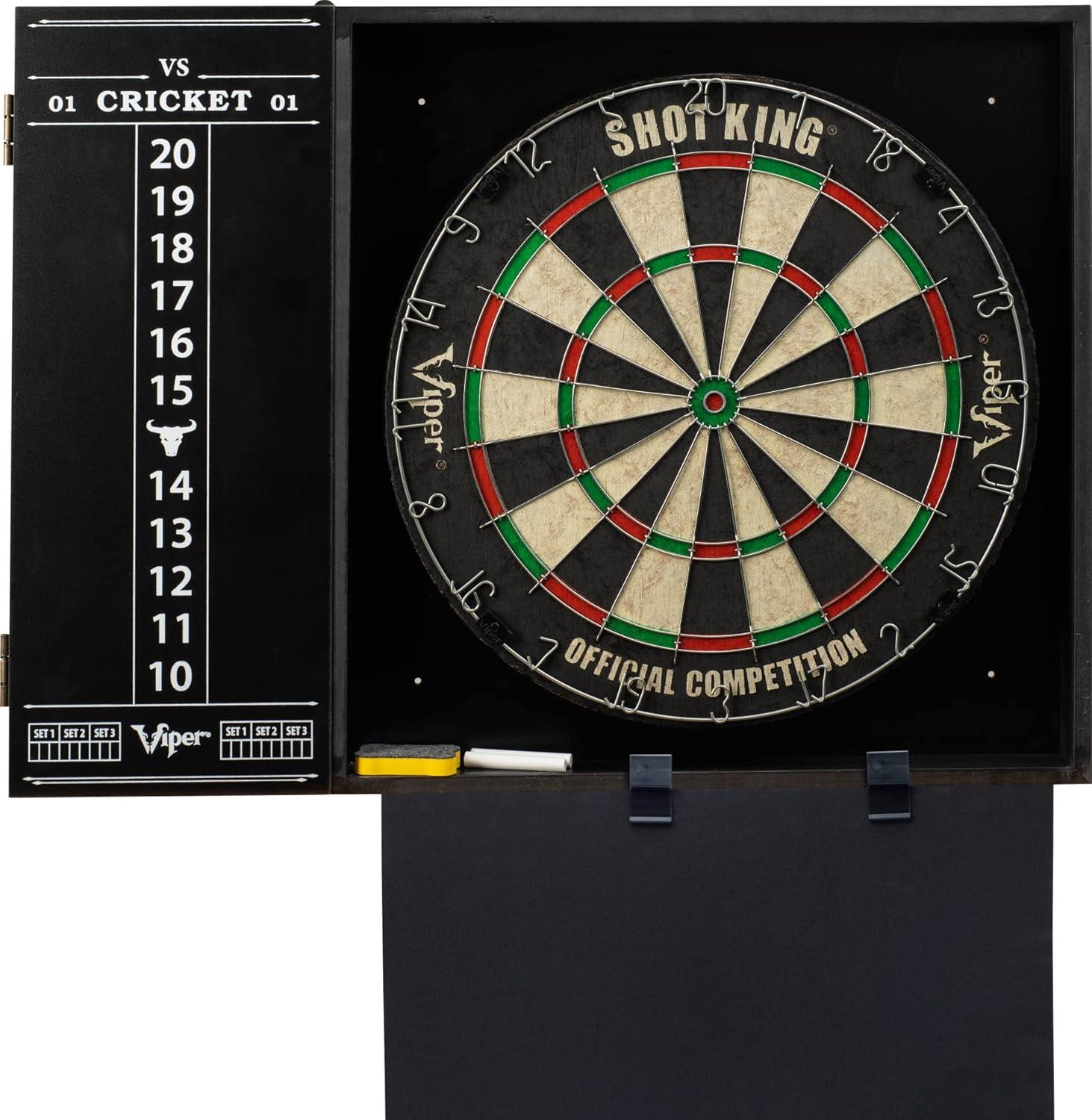 Viper Steadfast Bristle Dartboard and Backboard Set with Darts