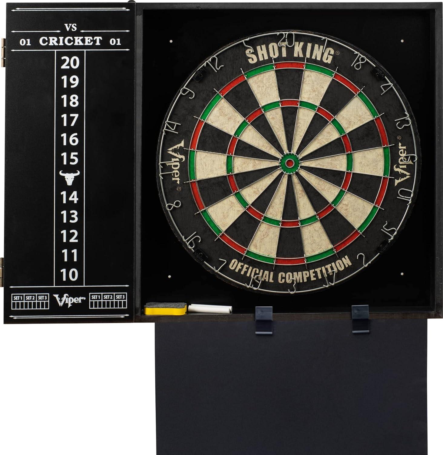 Viper Viper Steadfast Bristle Dartboard and Backboard Set with Darts