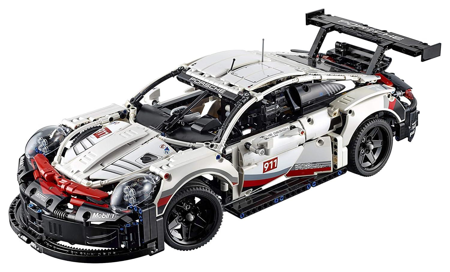 LEGO Technic Porsche 911 RSR Race Car Model Building Kit 42096, Advanced Replica, Exclusive Collectible Set, Gift for Kids, Boys & Girls