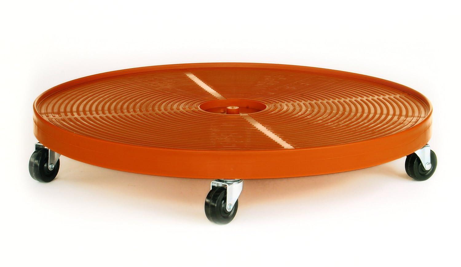 DeVault Heavy Duty Plastic Plant Dolly, Terracotta, 24in