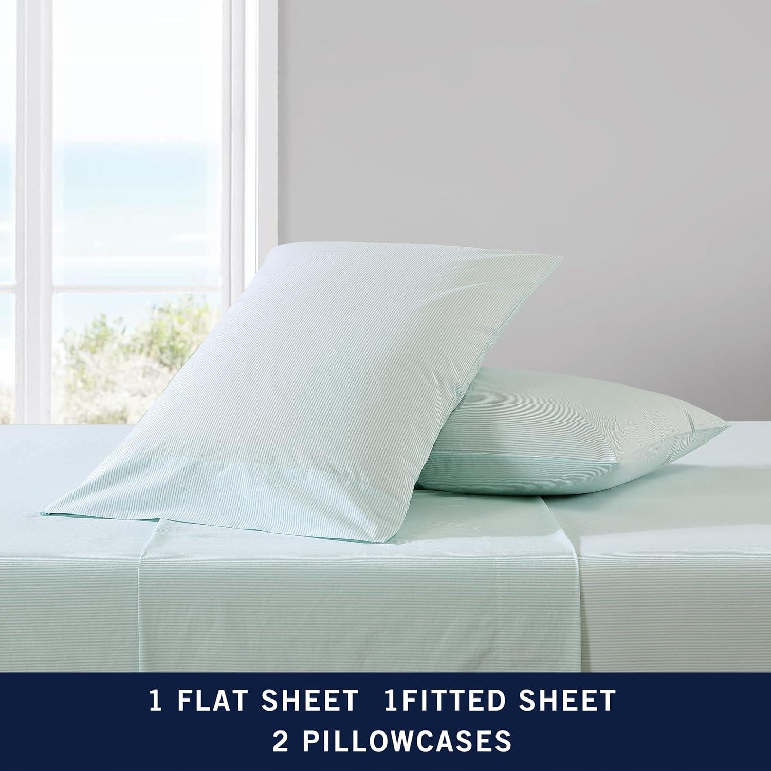 Nautica Printed Cotton Percale Sheet Sets