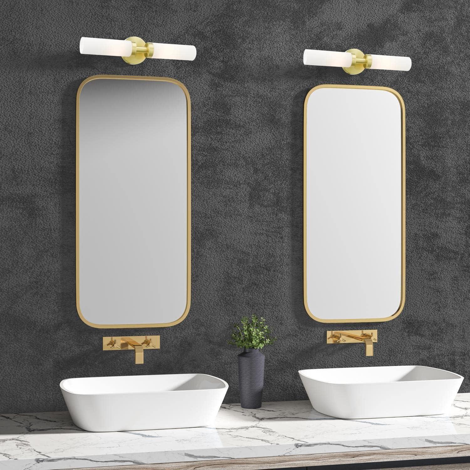 Livex Lighting Aero 2 - Light Vanity in  Satin Brass