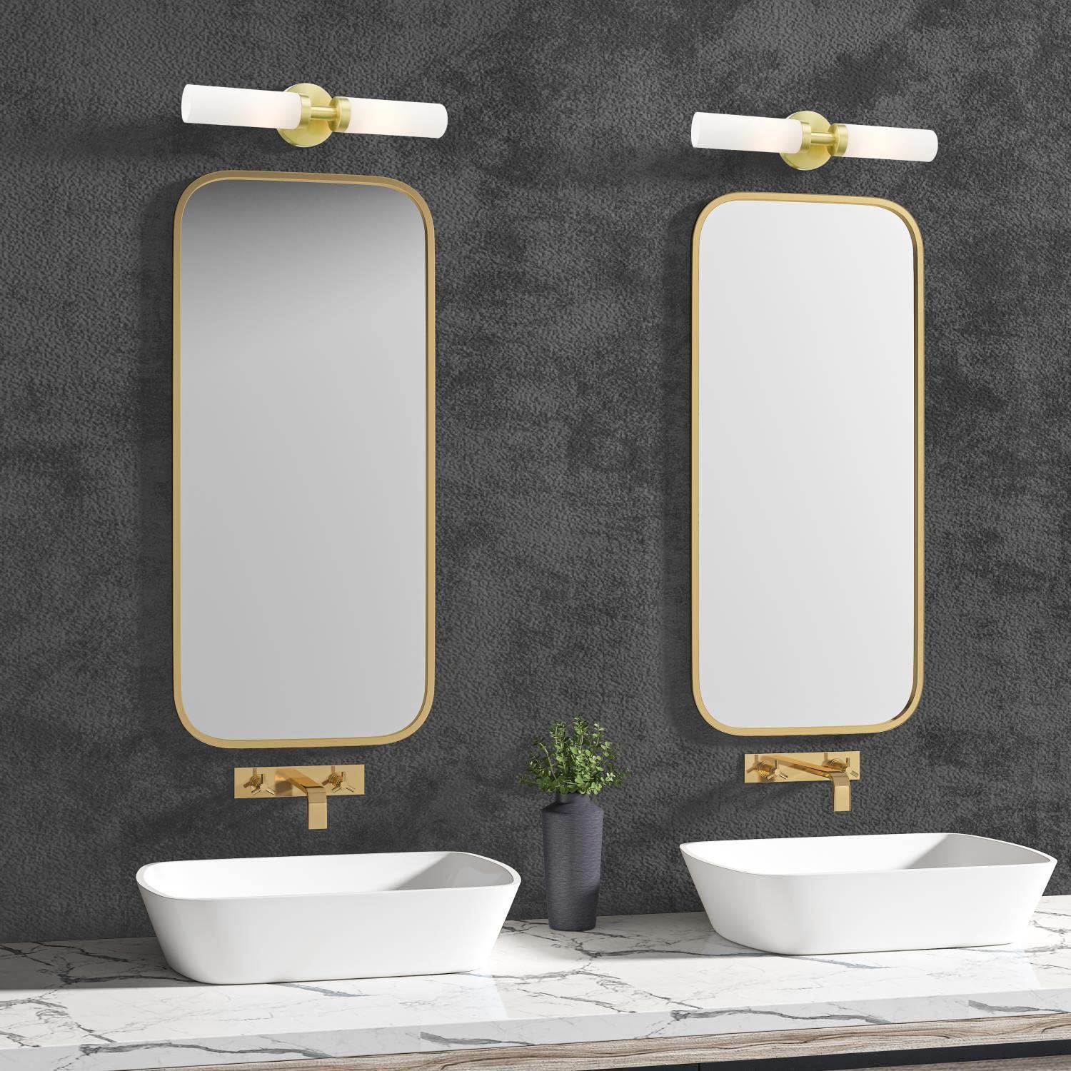 Livex Lighting Aero 2 - Light Vanity in  Satin Brass