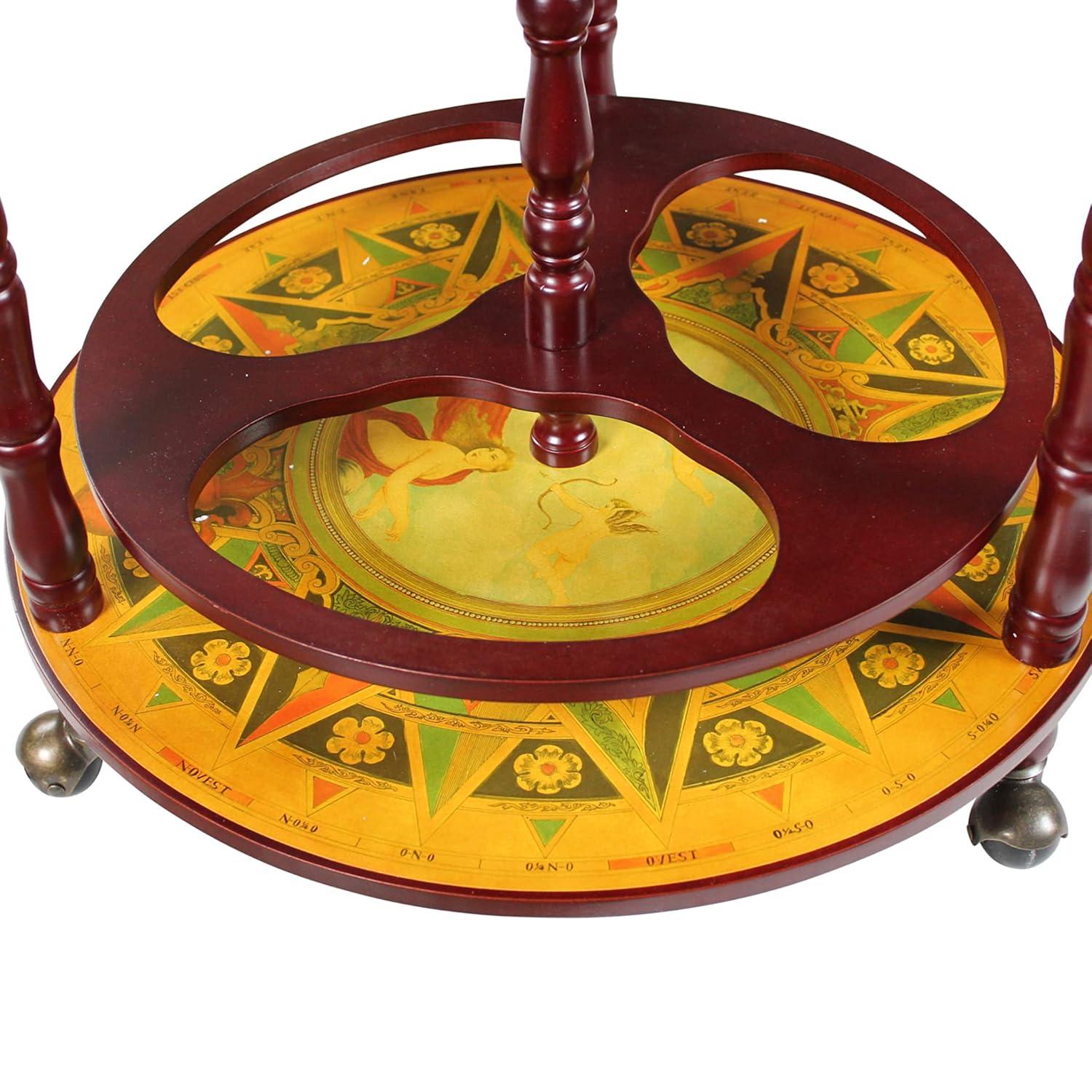 Sixteenth-Century Italian Replica Mahogany Globe Bar