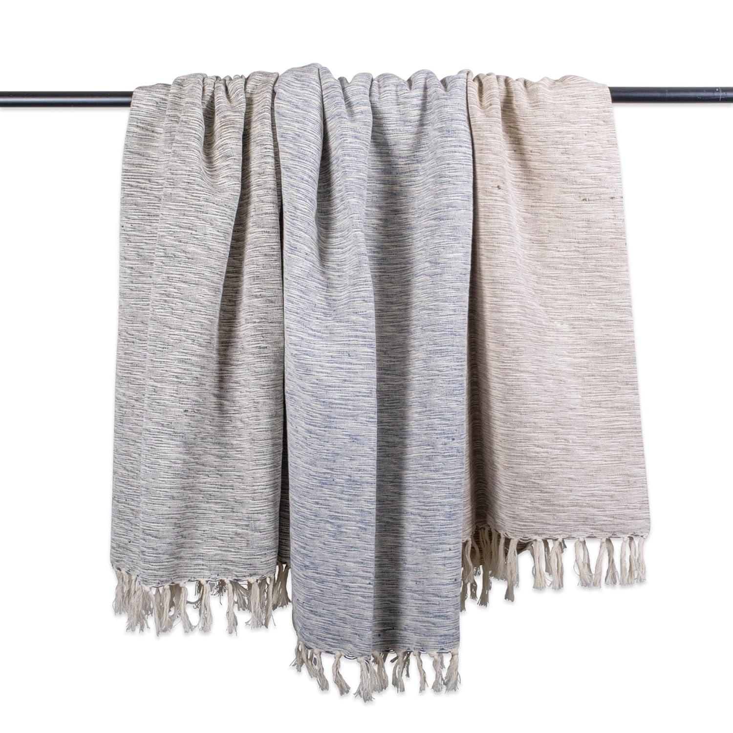 Black Variegated Throw