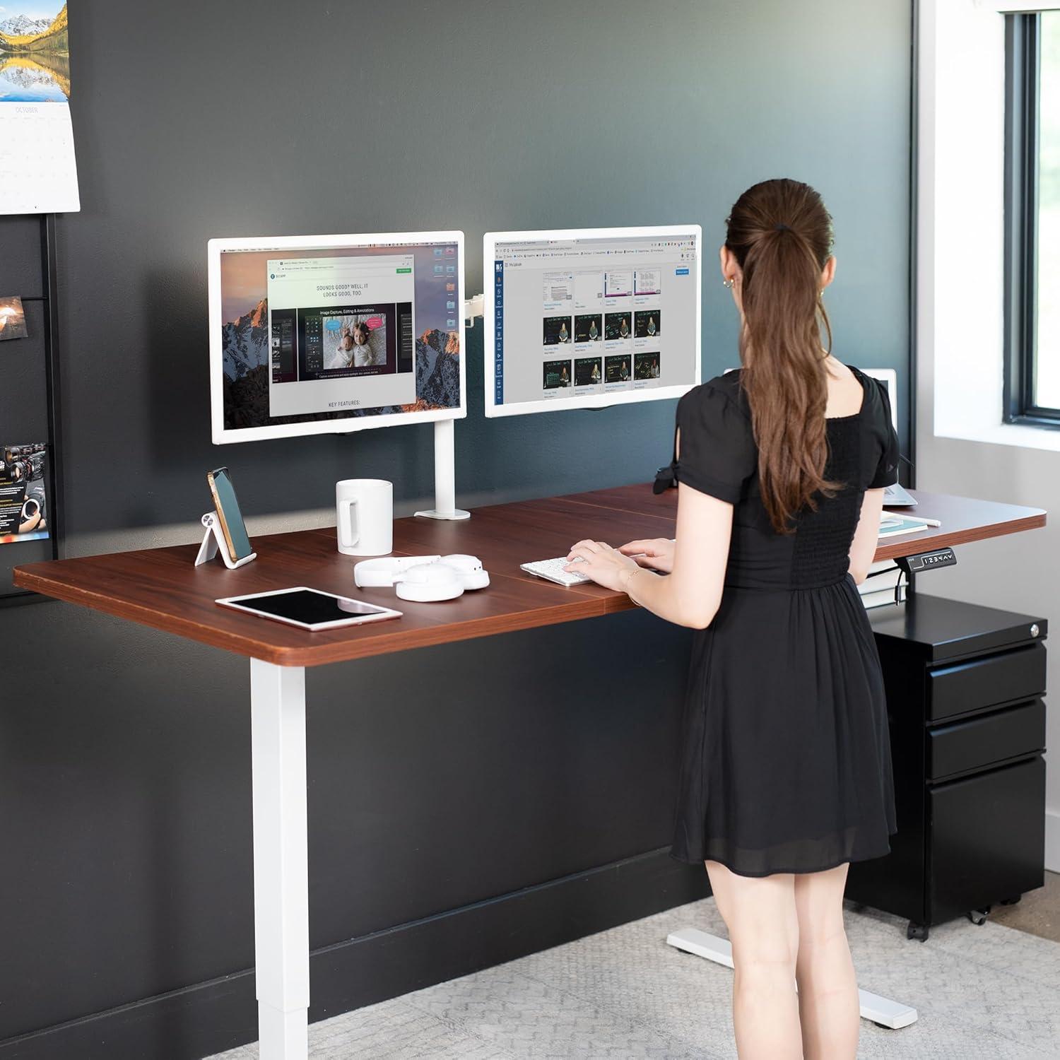 Vivo VIVO Single Motor Electric Desk with Push Button Memory Controller