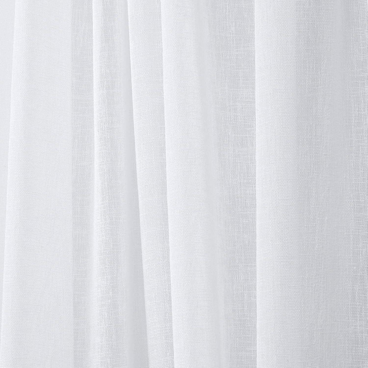 Nicole Miller Nicole Miller Belfry Sheer Rod Pocket Top Curtain Panel (Set of 2)