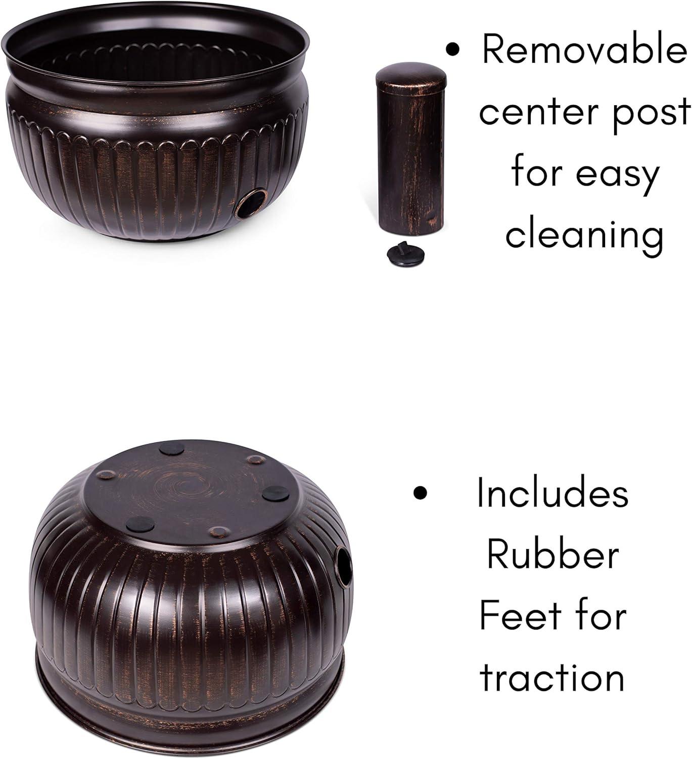 BirdRock Home Metal Container Hose Pot