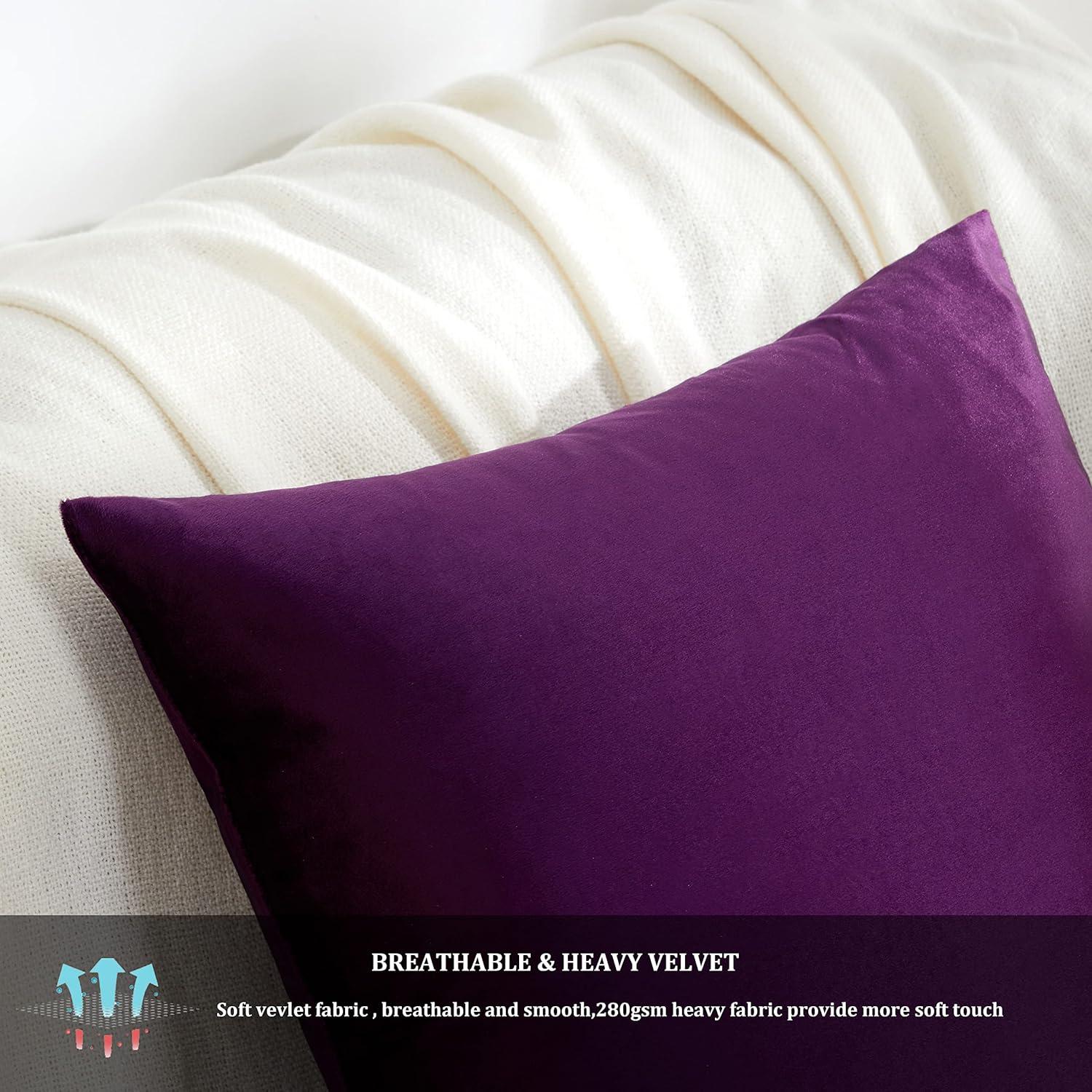 Velvet Reversible Pillow Cover