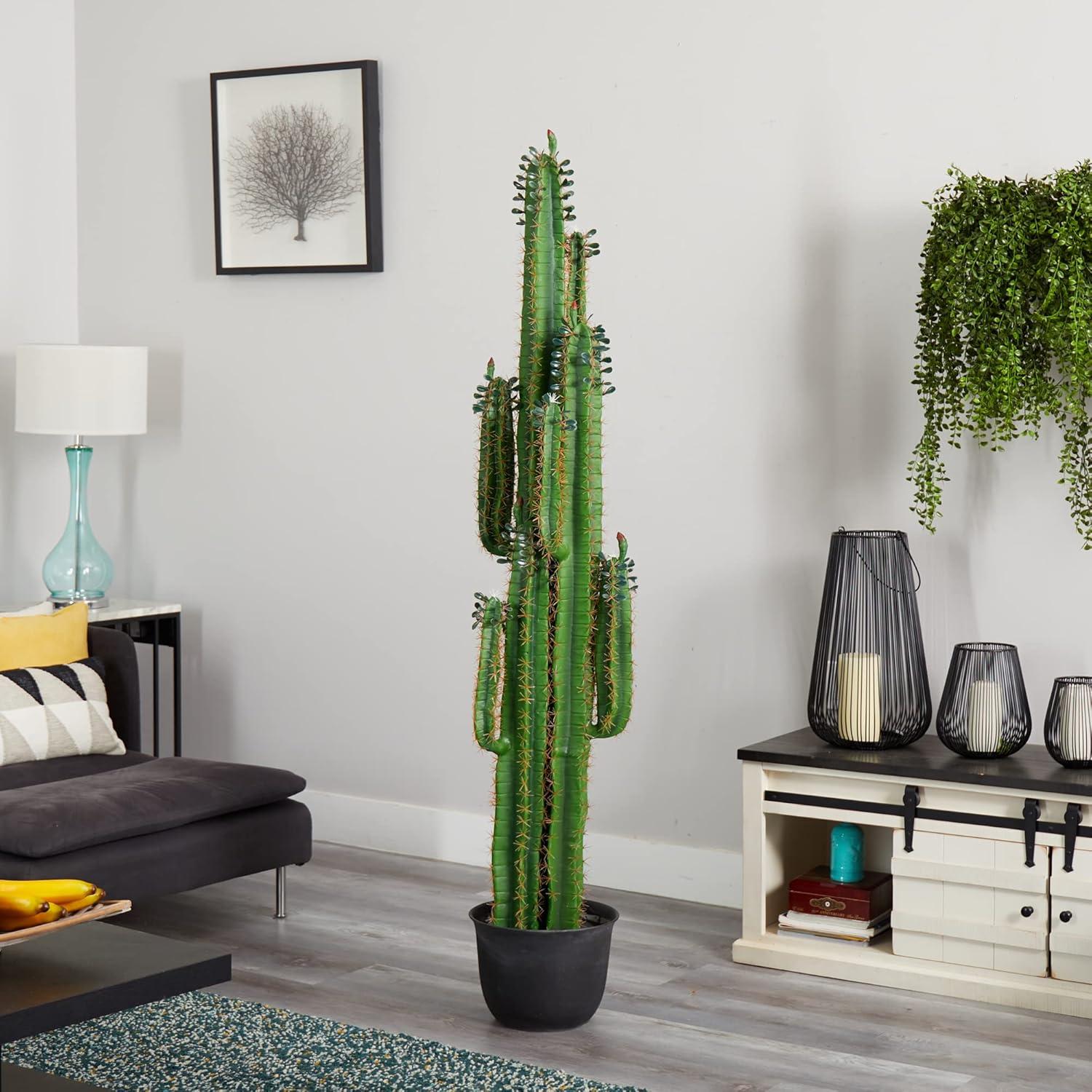 Nearly Natural 6.5-ft Cactus Artificial Plant